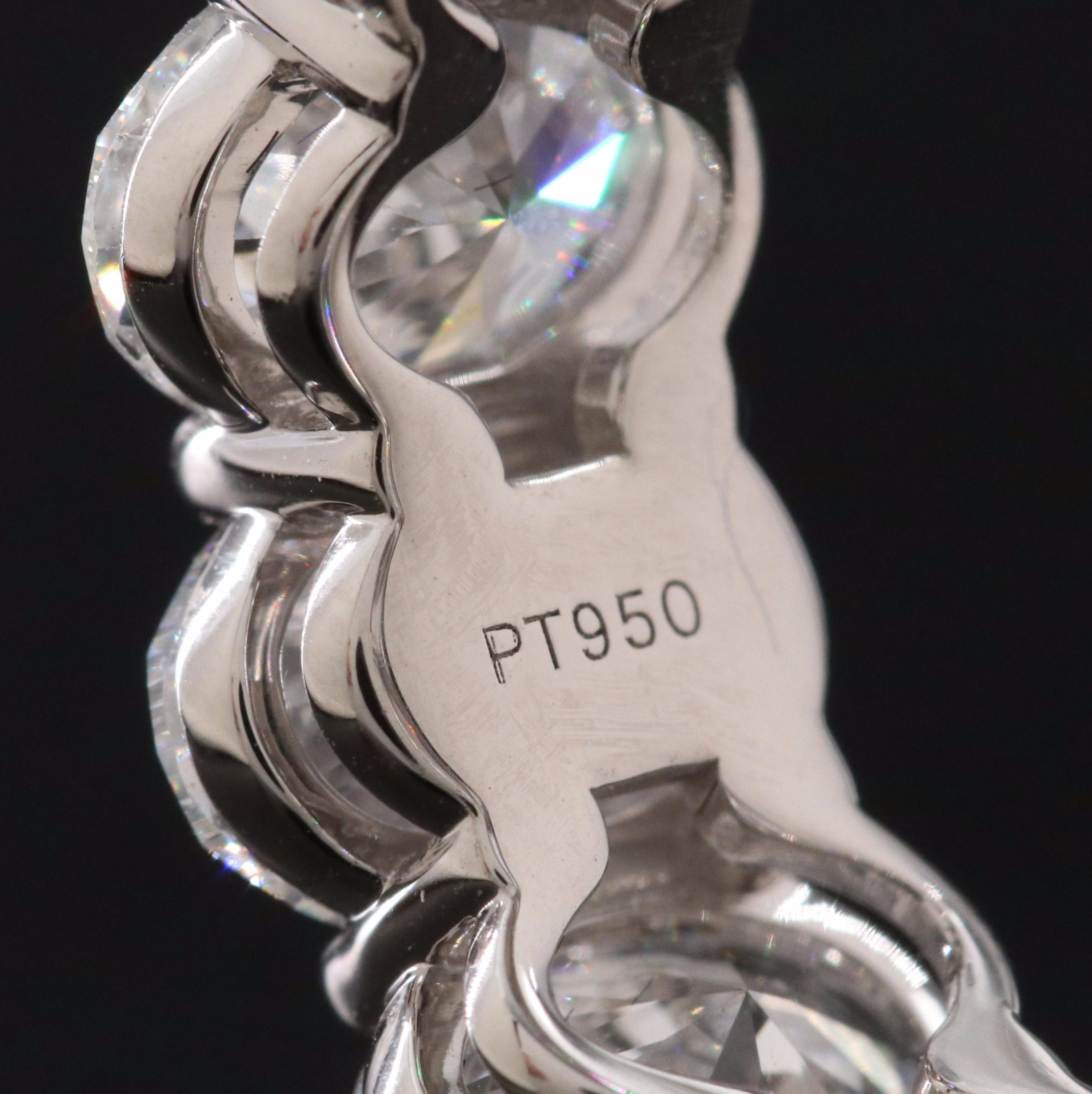 Platinum 11.30 CTW Lab Grown Diamond Eternity Band