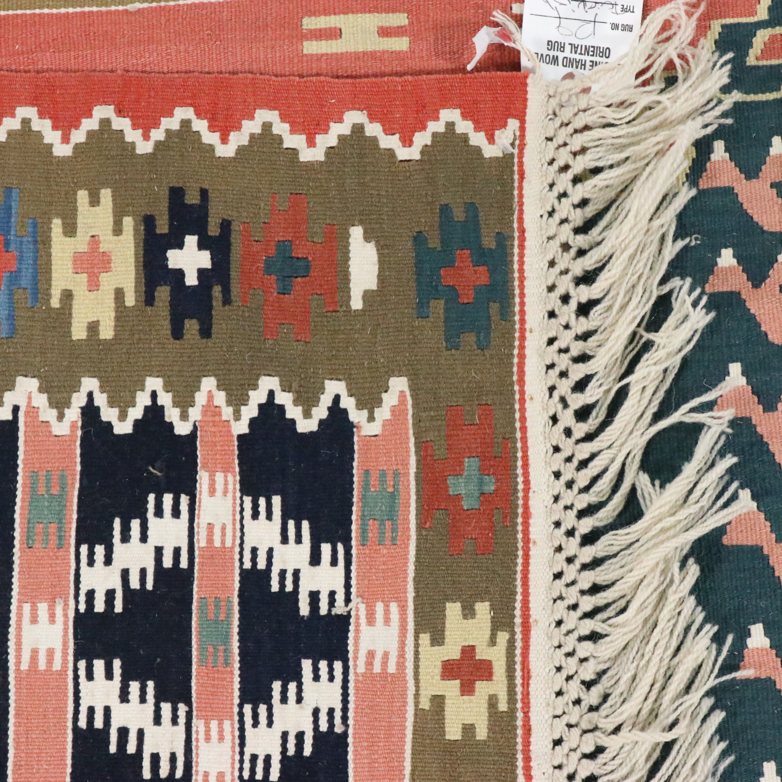 6'1 x 9'8 Handwoven Turkish Kilim Area Rug