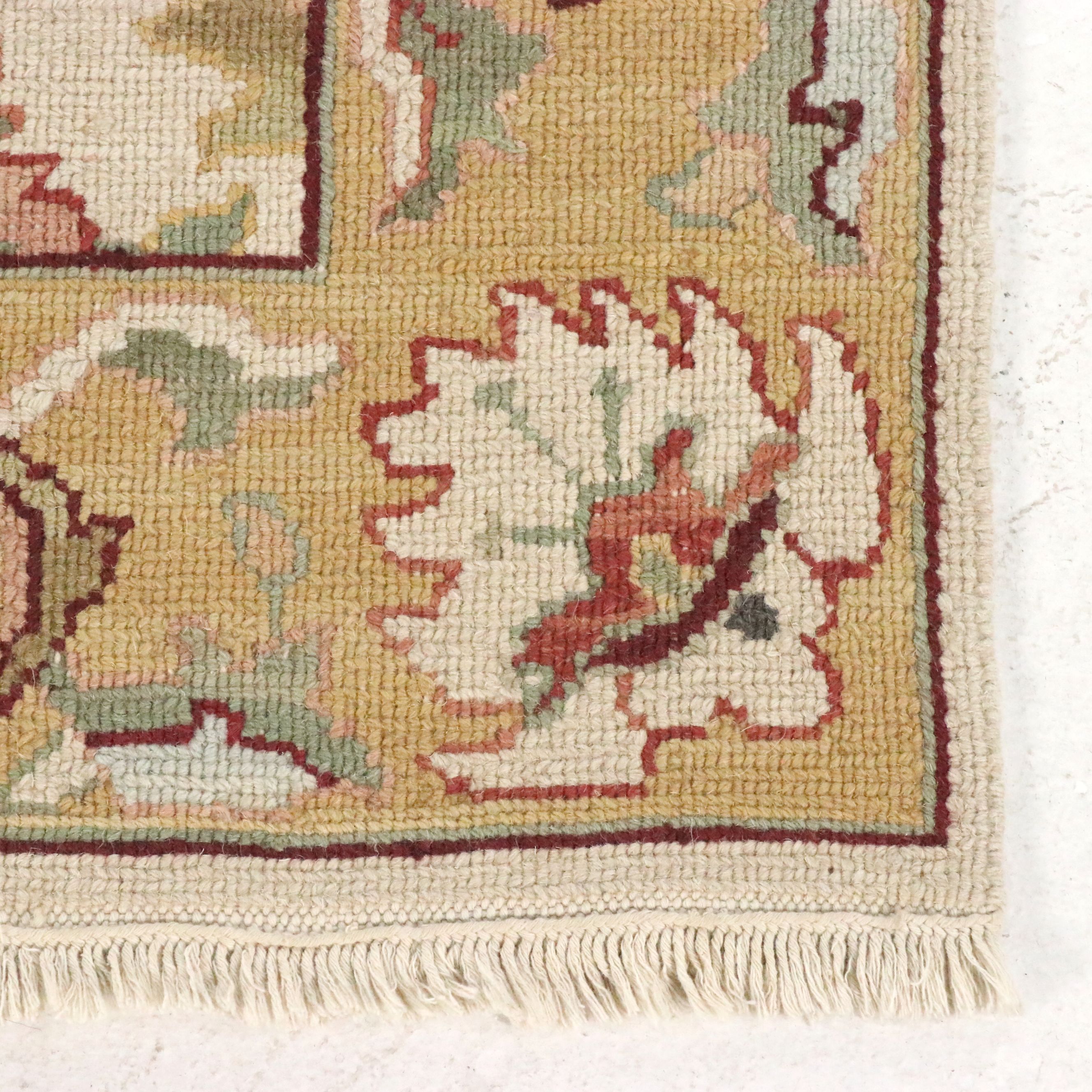 3'1 0x 6' Handwoven Indian Soumak Area Rug