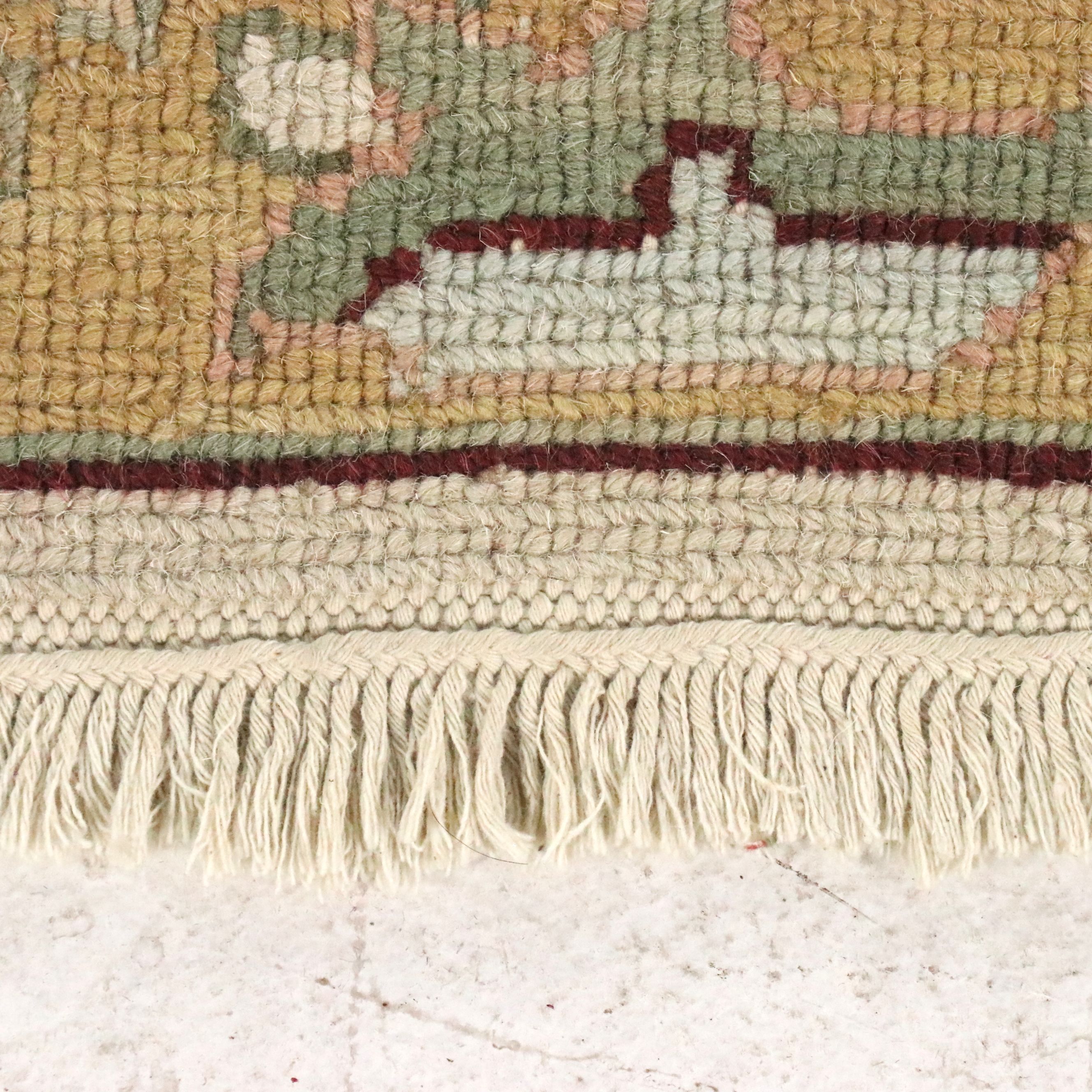 3'1 0x 6' Handwoven Indian Soumak Area Rug