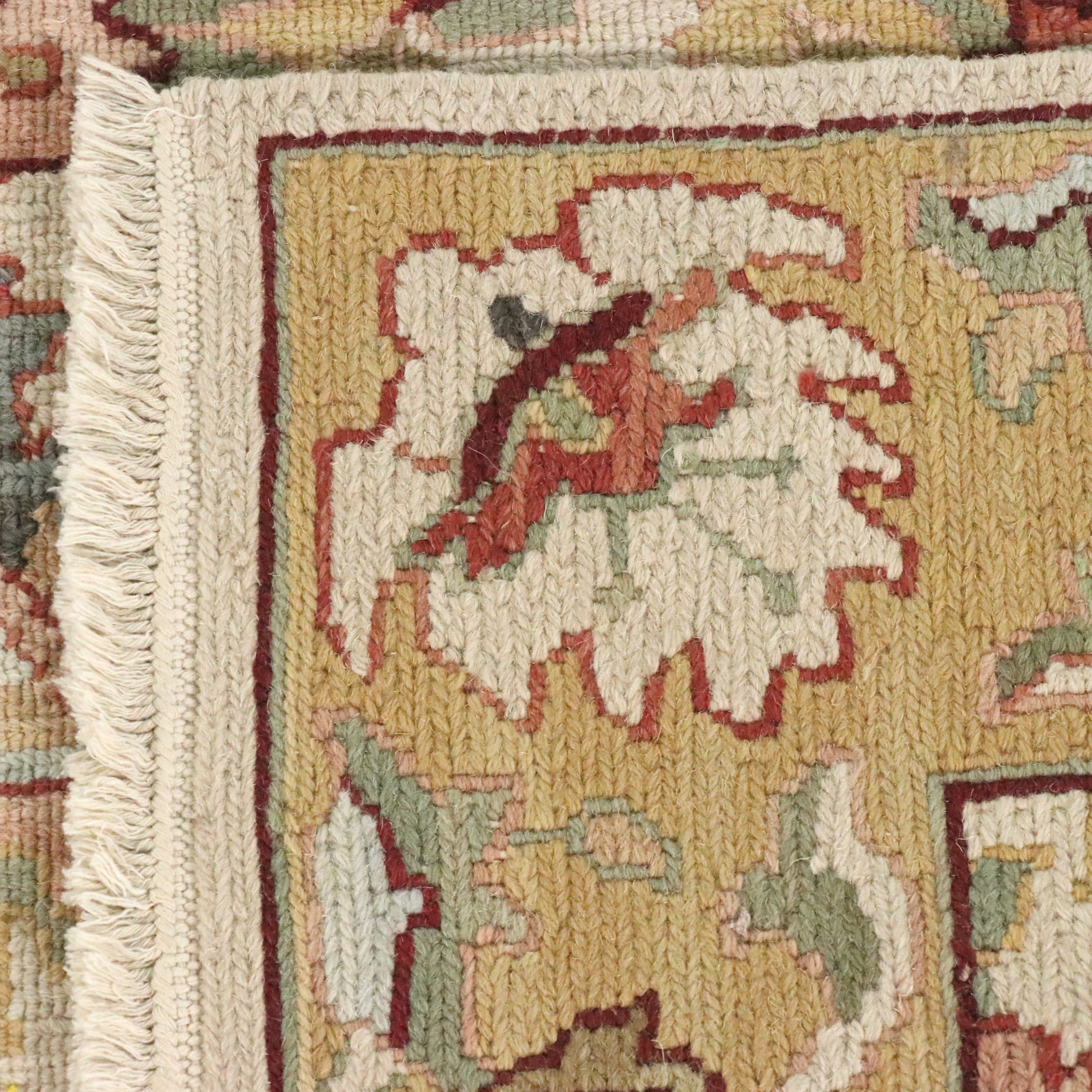 3'1 0x 6' Handwoven Indian Soumak Area Rug