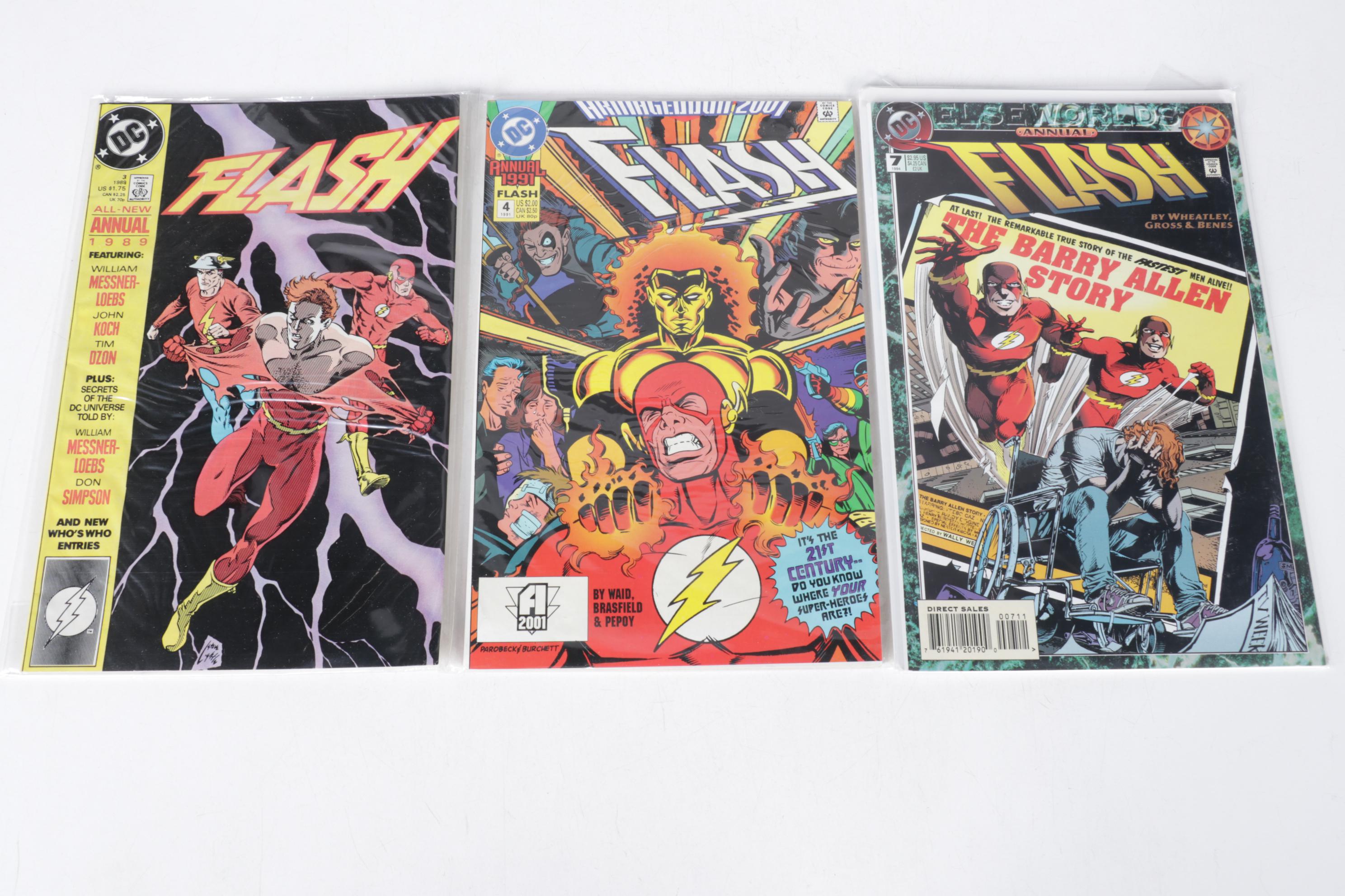 DC Comics "Flash" Annual Issues & Modern Comic Collections