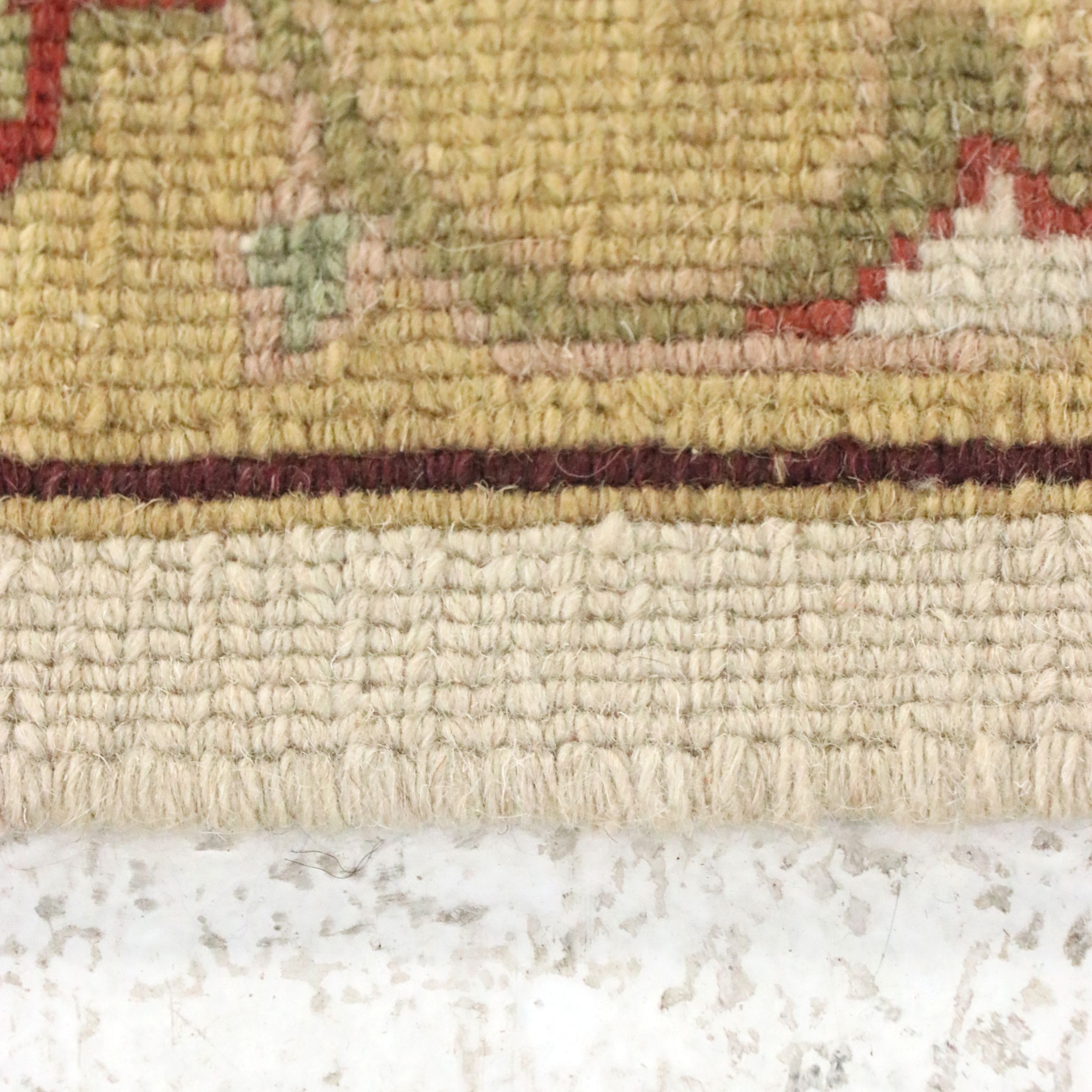 3'10 x 6' Handwoven Indian Soumak Area Rug