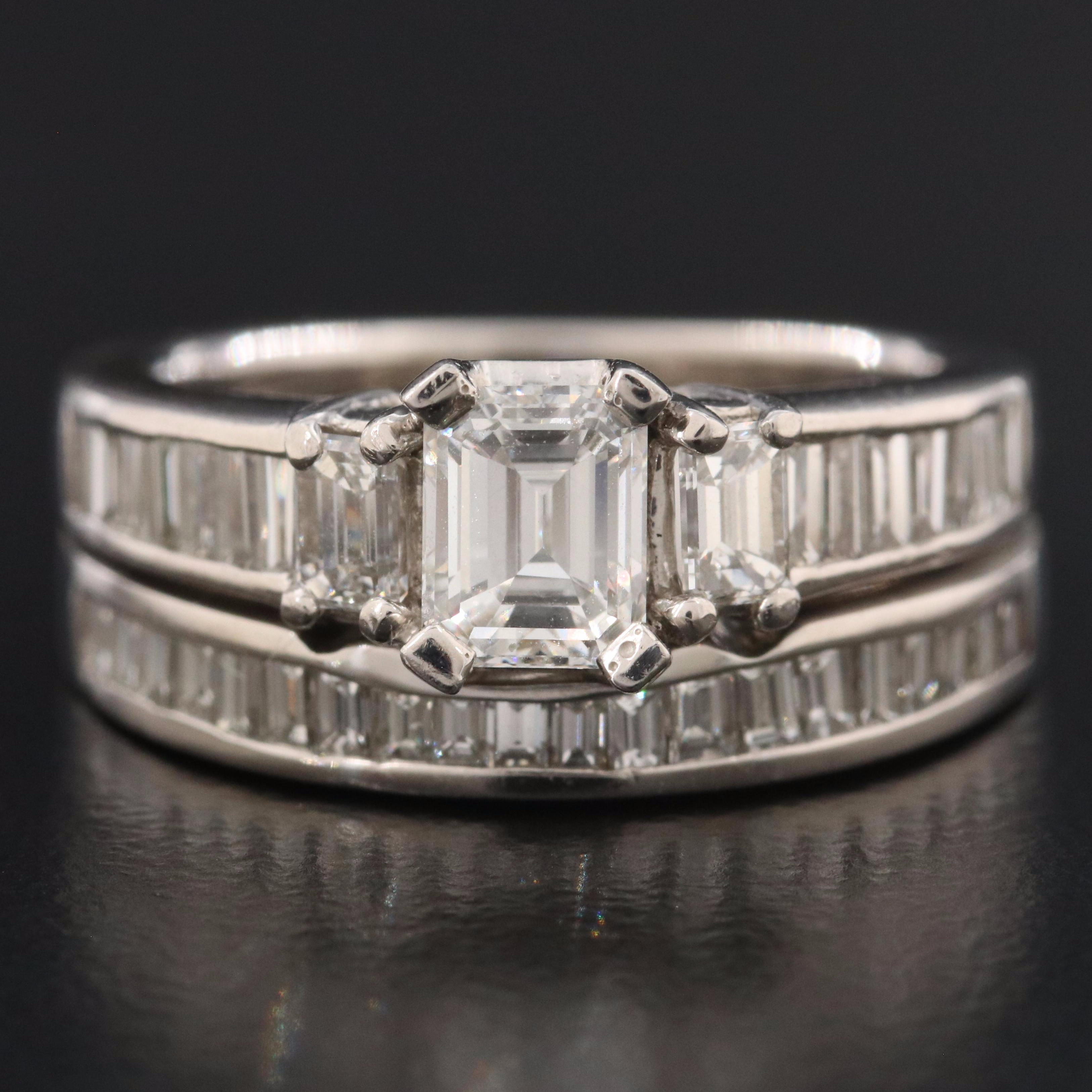 Platinum 1.96 CTW Diamond Ring
