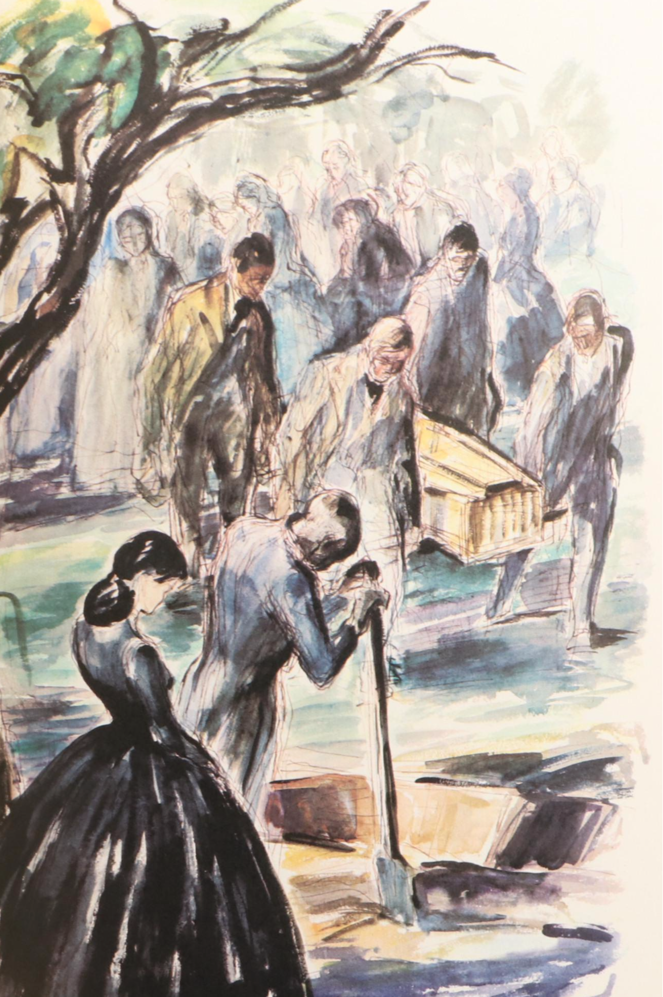 John Groth Illustrated "Gone with the Wind" by Margaret Mitchell, 1968