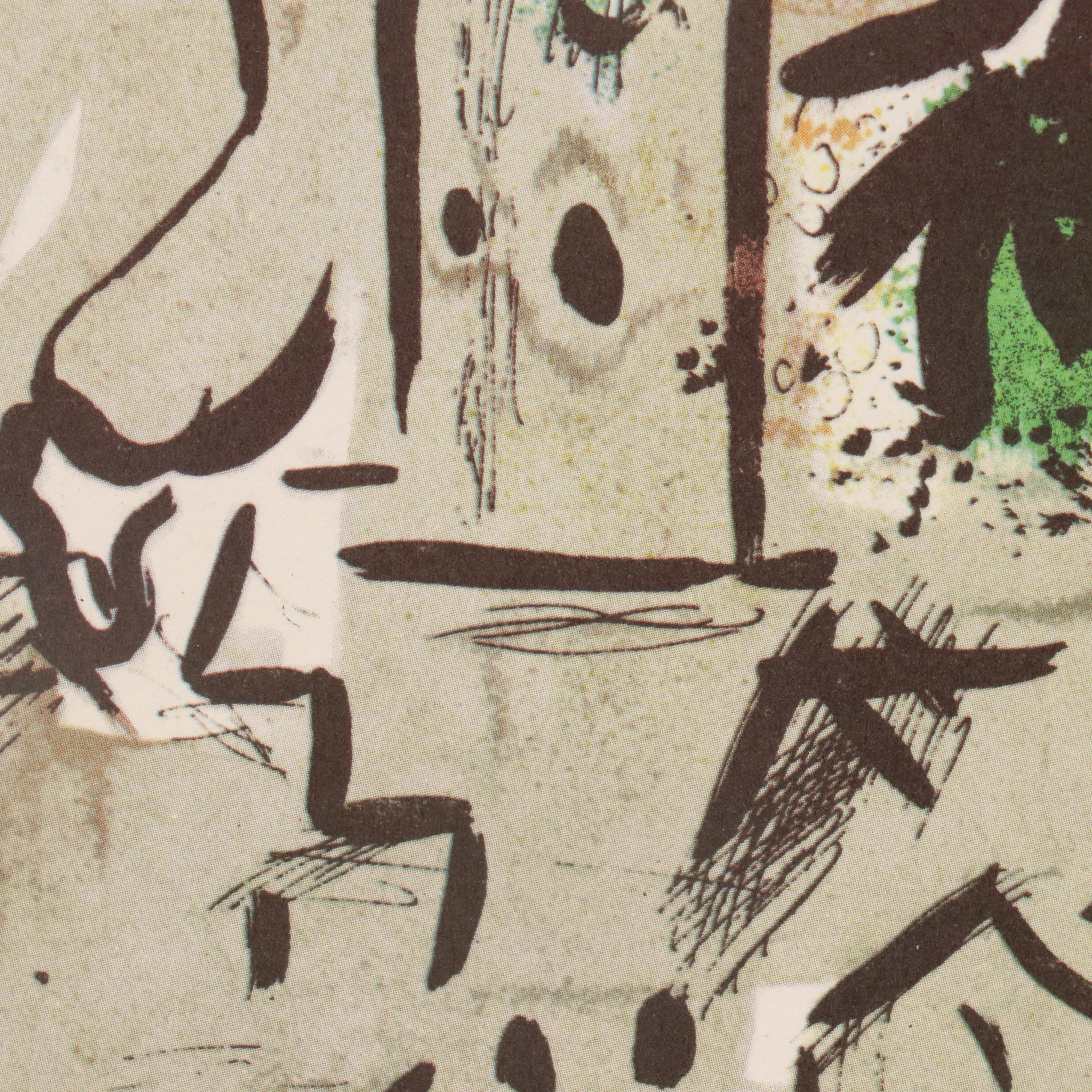 Offset Lithograph After Marc Chagall "Vence" Easter Celebration Poster, 1959