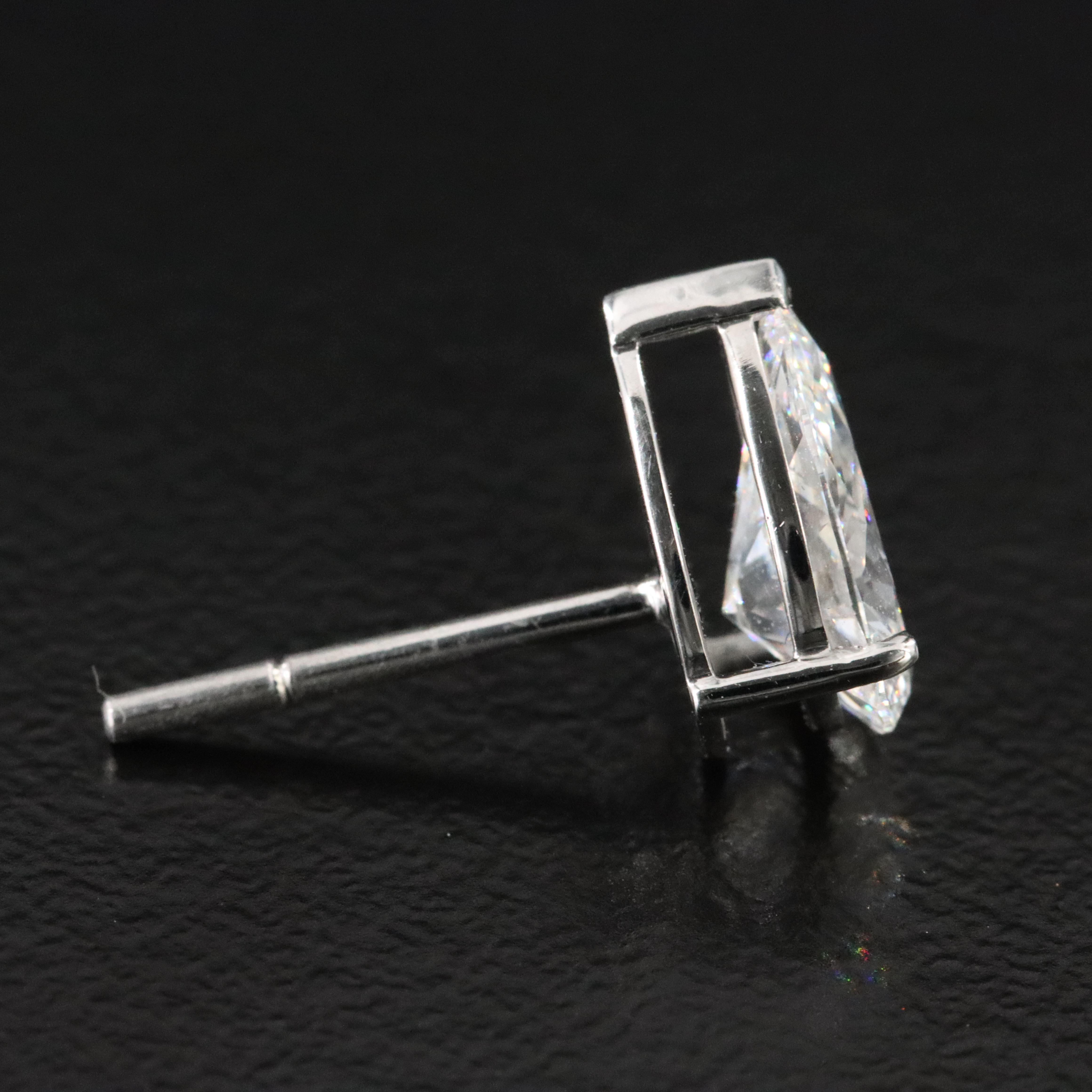 Platinum 2.02 CTW Lab Grown Diamond Stud Earrings with IGI Report