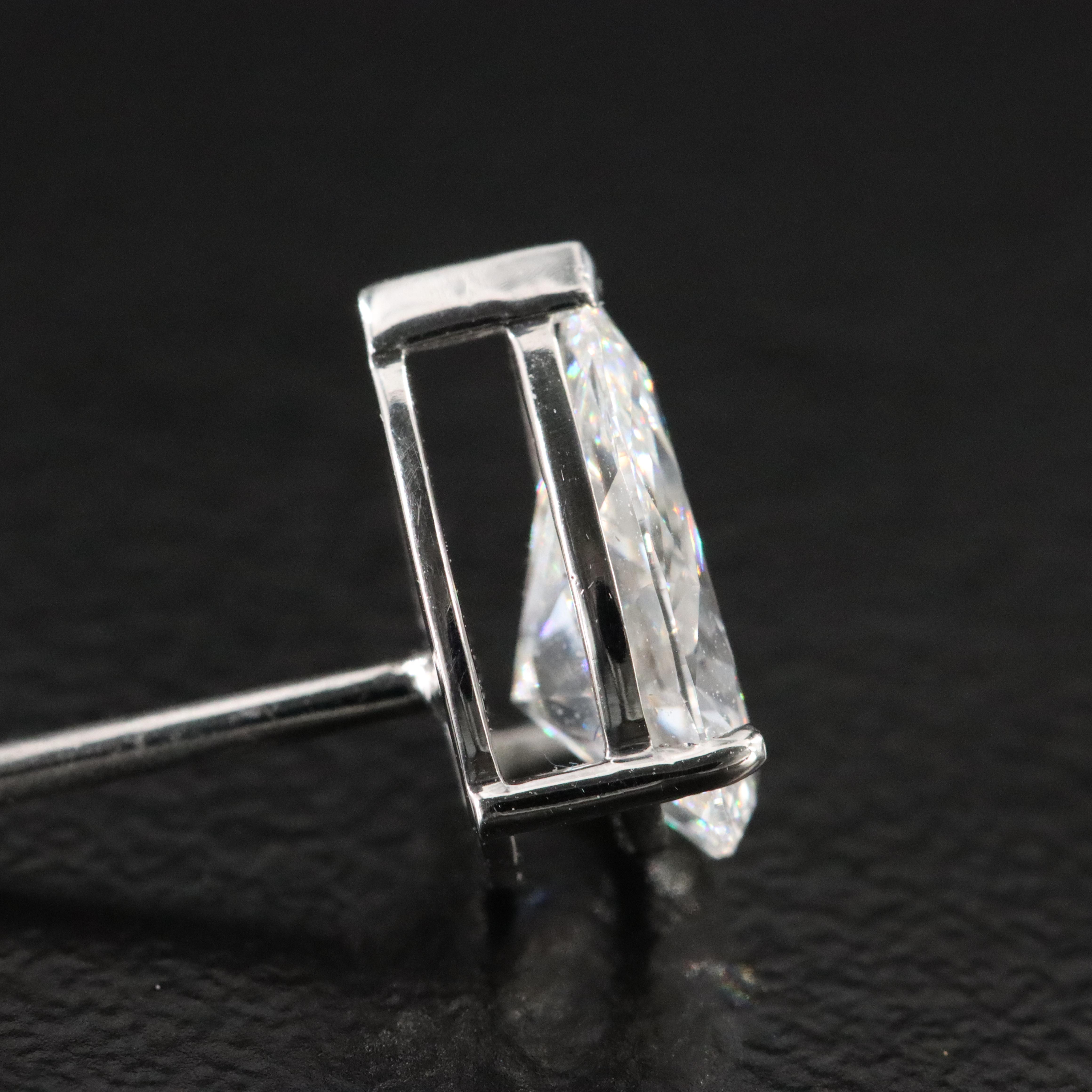 Platinum 2.02 CTW Lab Grown Diamond Stud Earrings with IGI Report