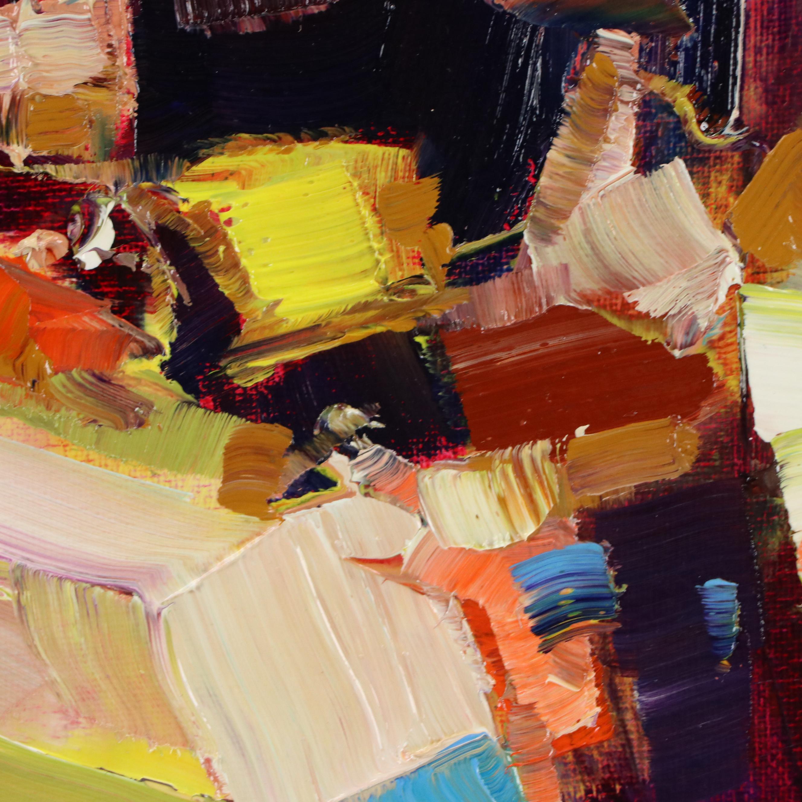 Serguei Novitchkov Abstract Oil Painting "Edges of Existence," 2025