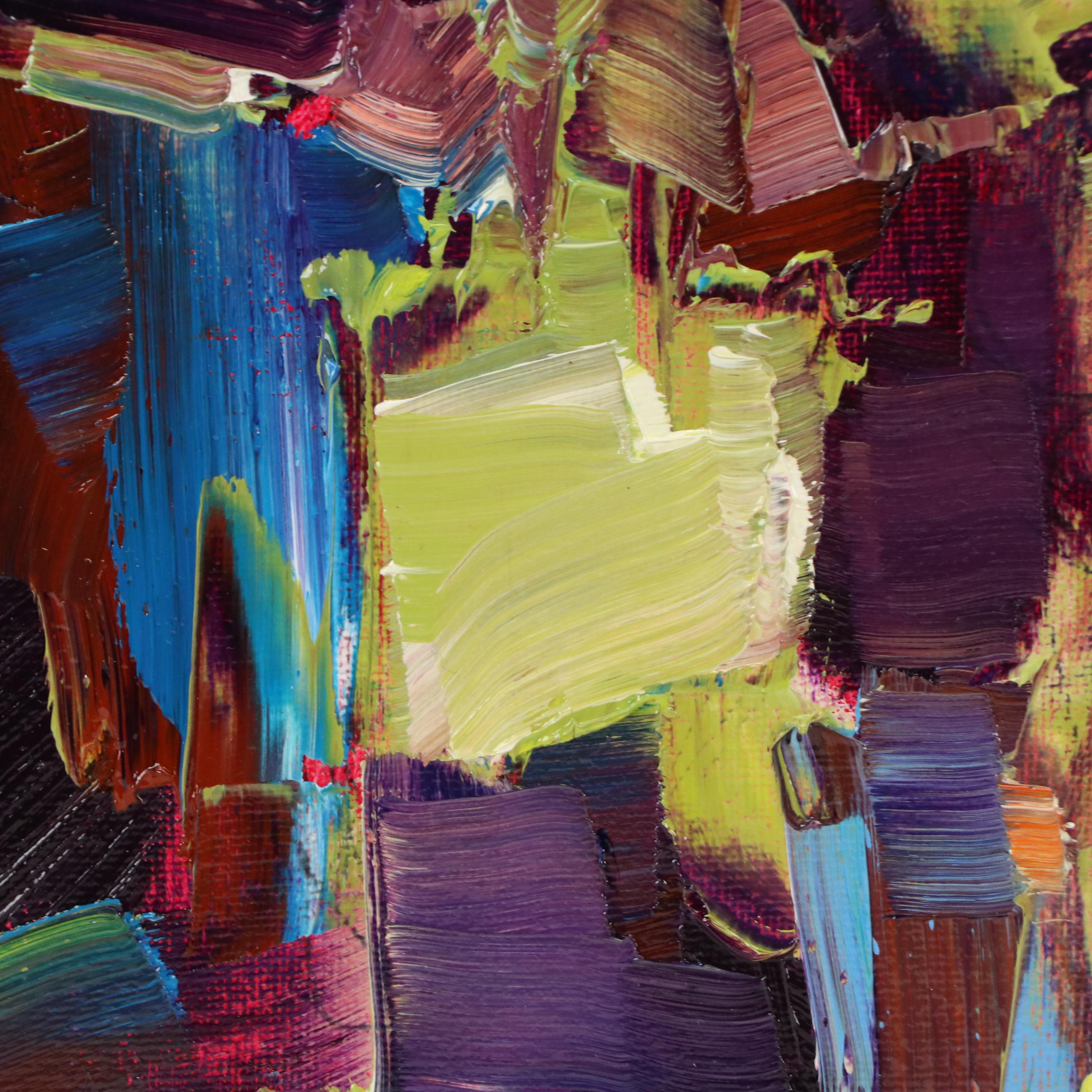 Serguei Novitchkov Abstract Oil Painting "Edges of Existence," 2025