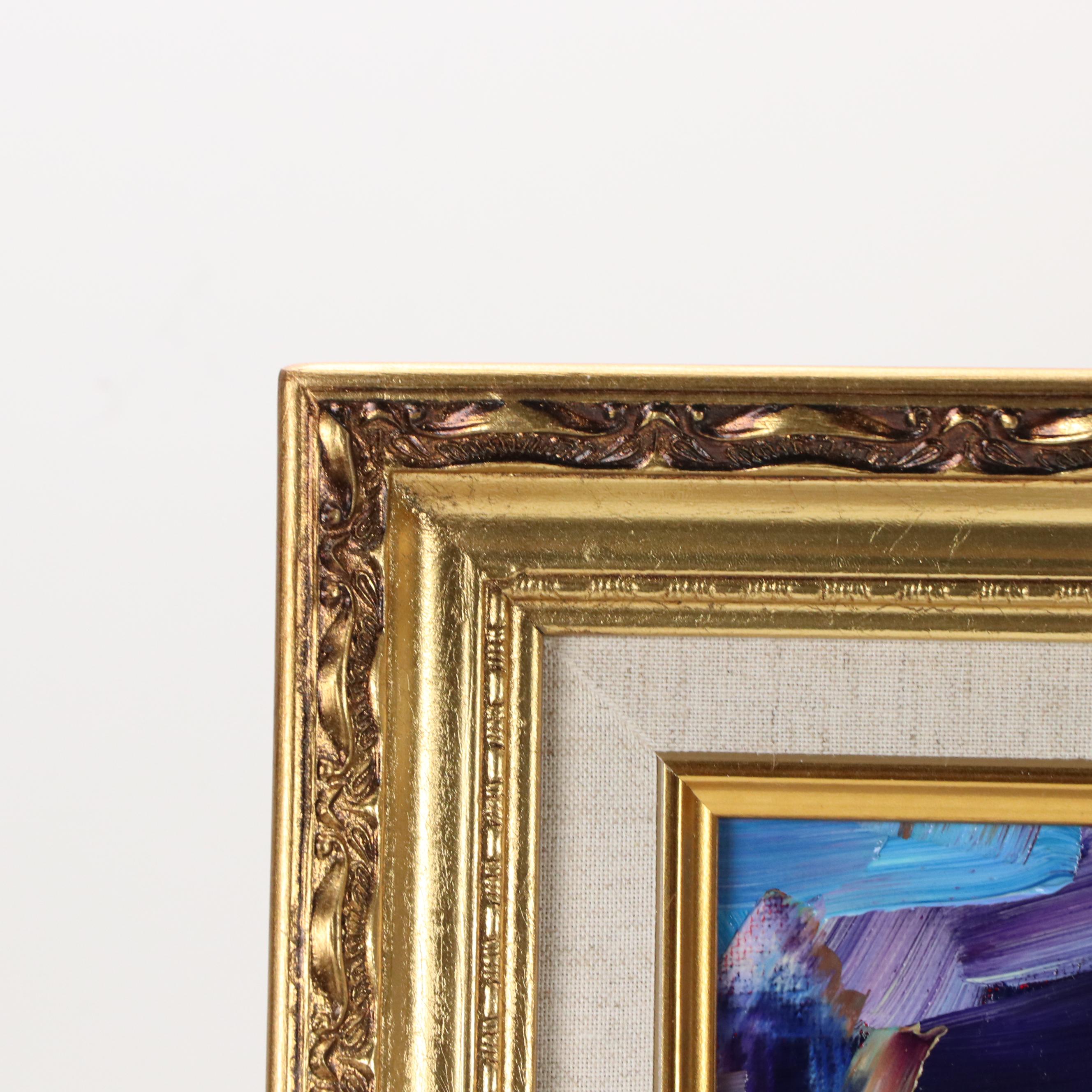 Serguei Novitchkov Abstract Oil Painting "Edges of Existence," 2025