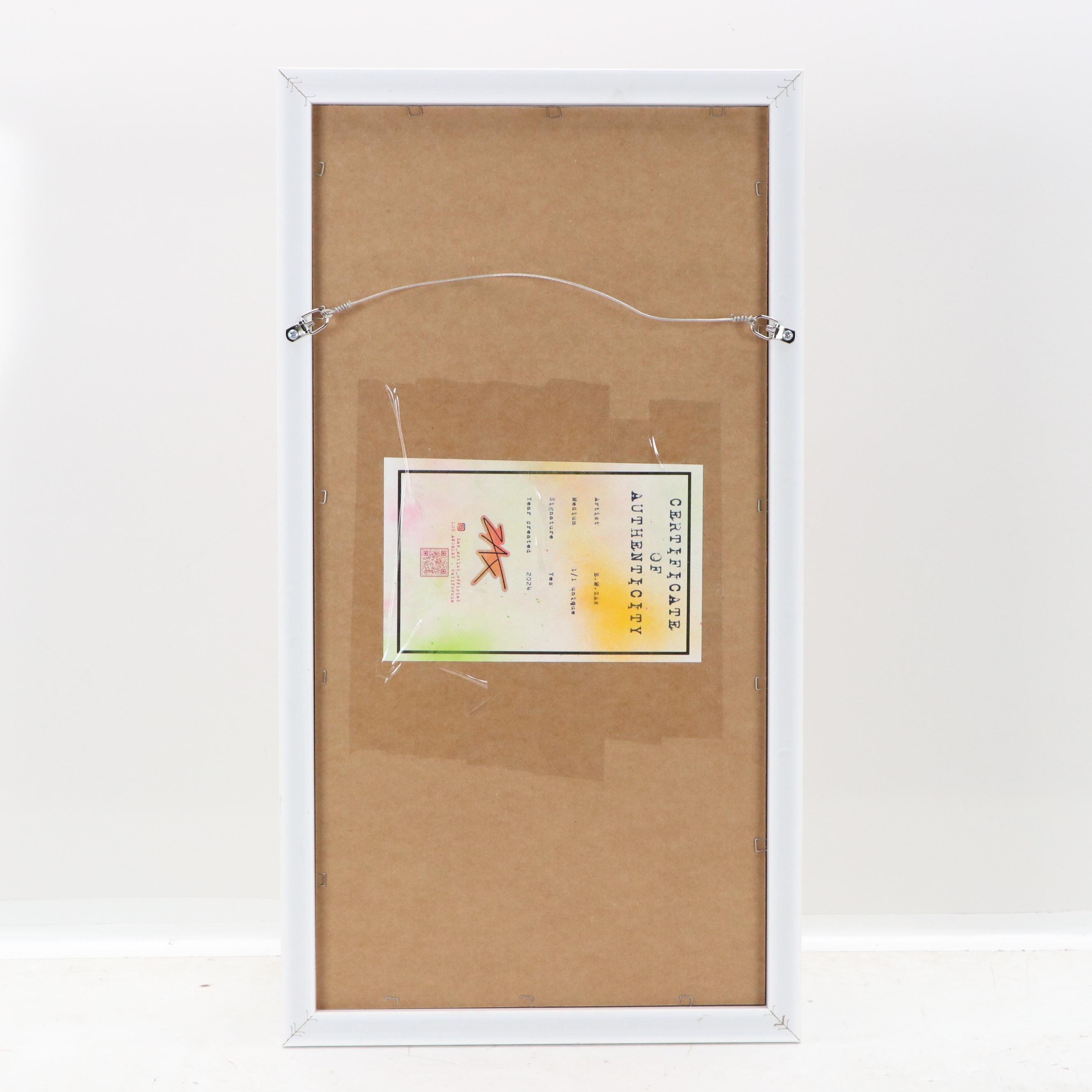 E.M. Zax Painted Sign, 2024