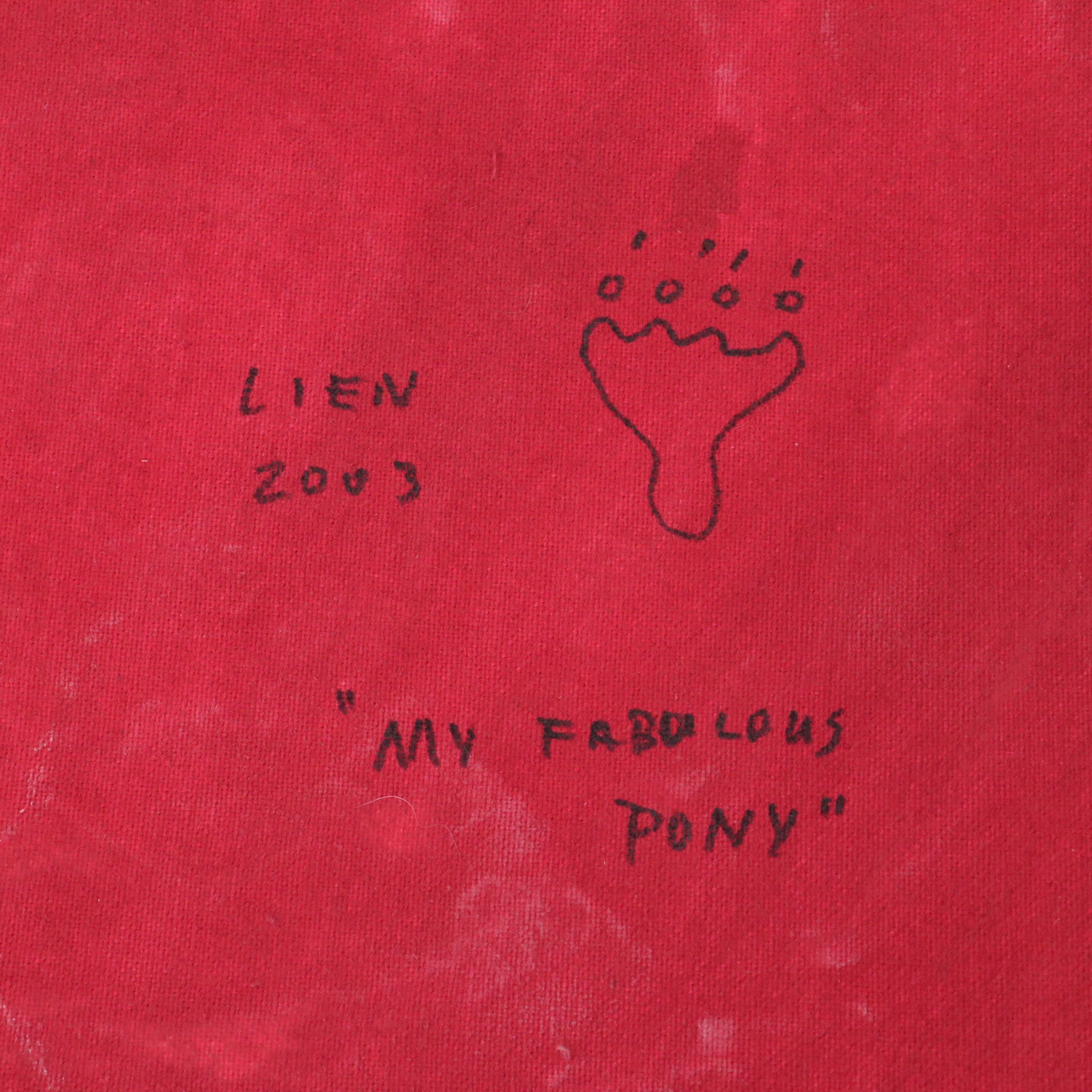 M. Lien "My Fabulous Pony" Southwestern Style Wall Shield, 2003
