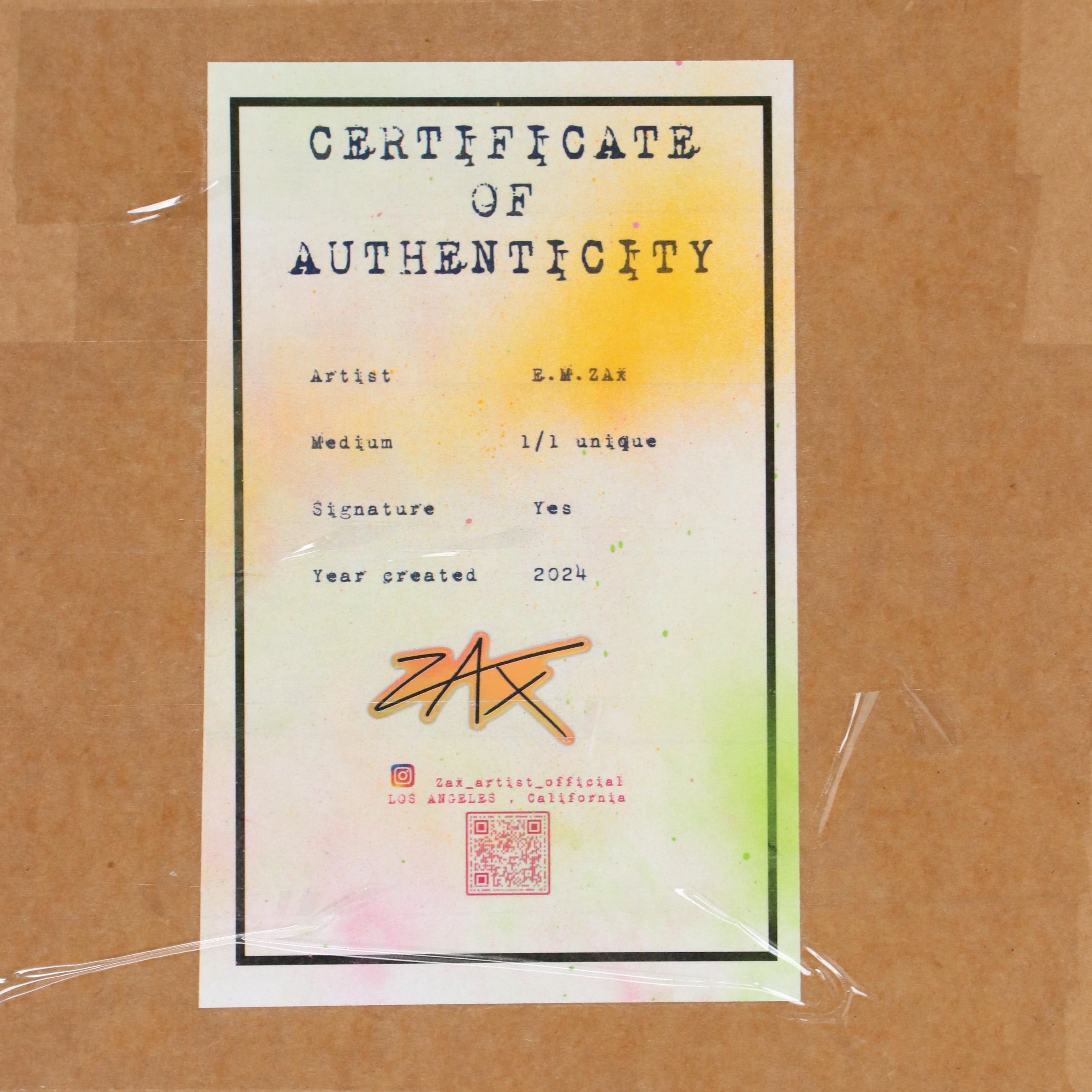 E.M. Zax Painted Sign, 2024