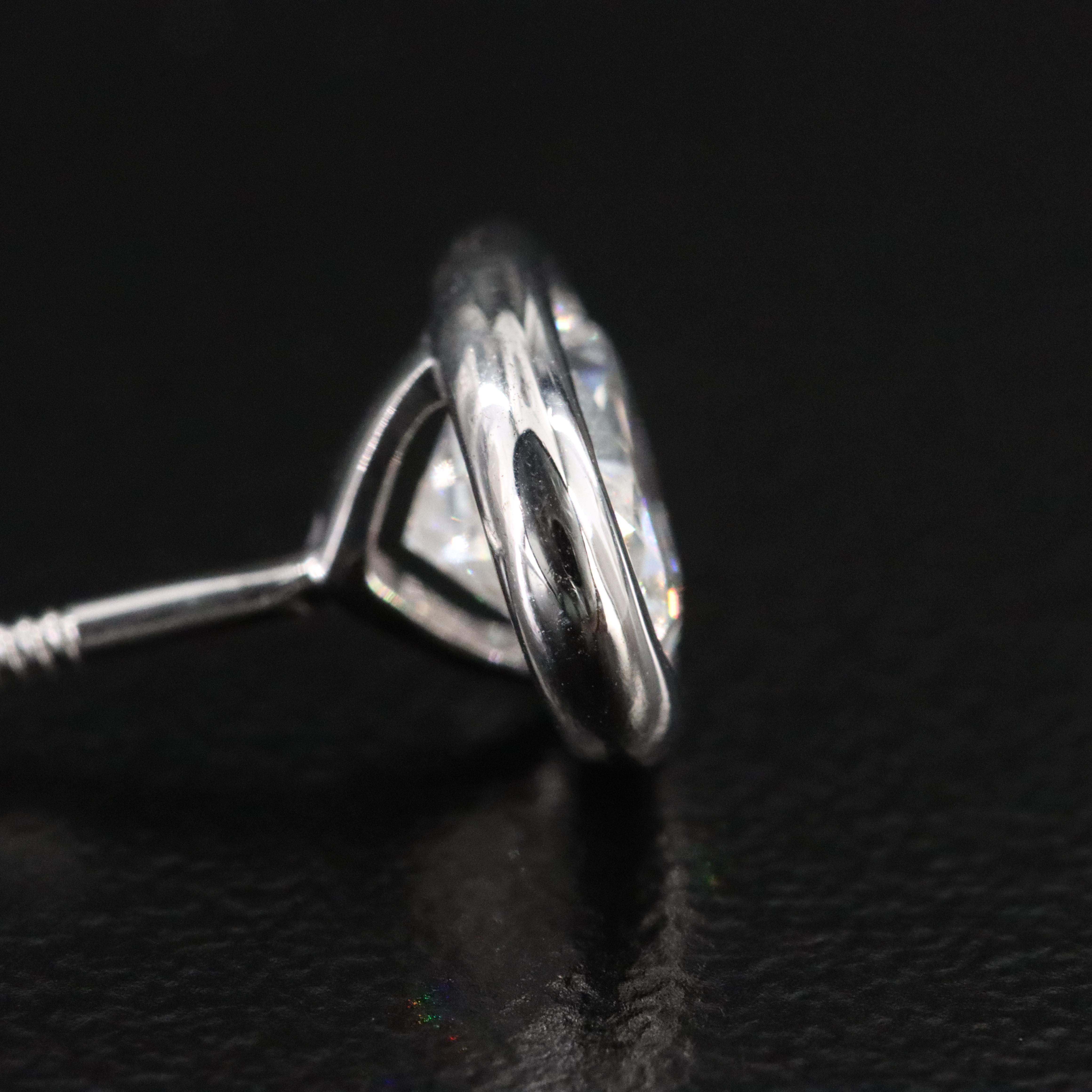 14K 2.61 CTW Lab Grown Diamond Stud Earrings with IGI Reports