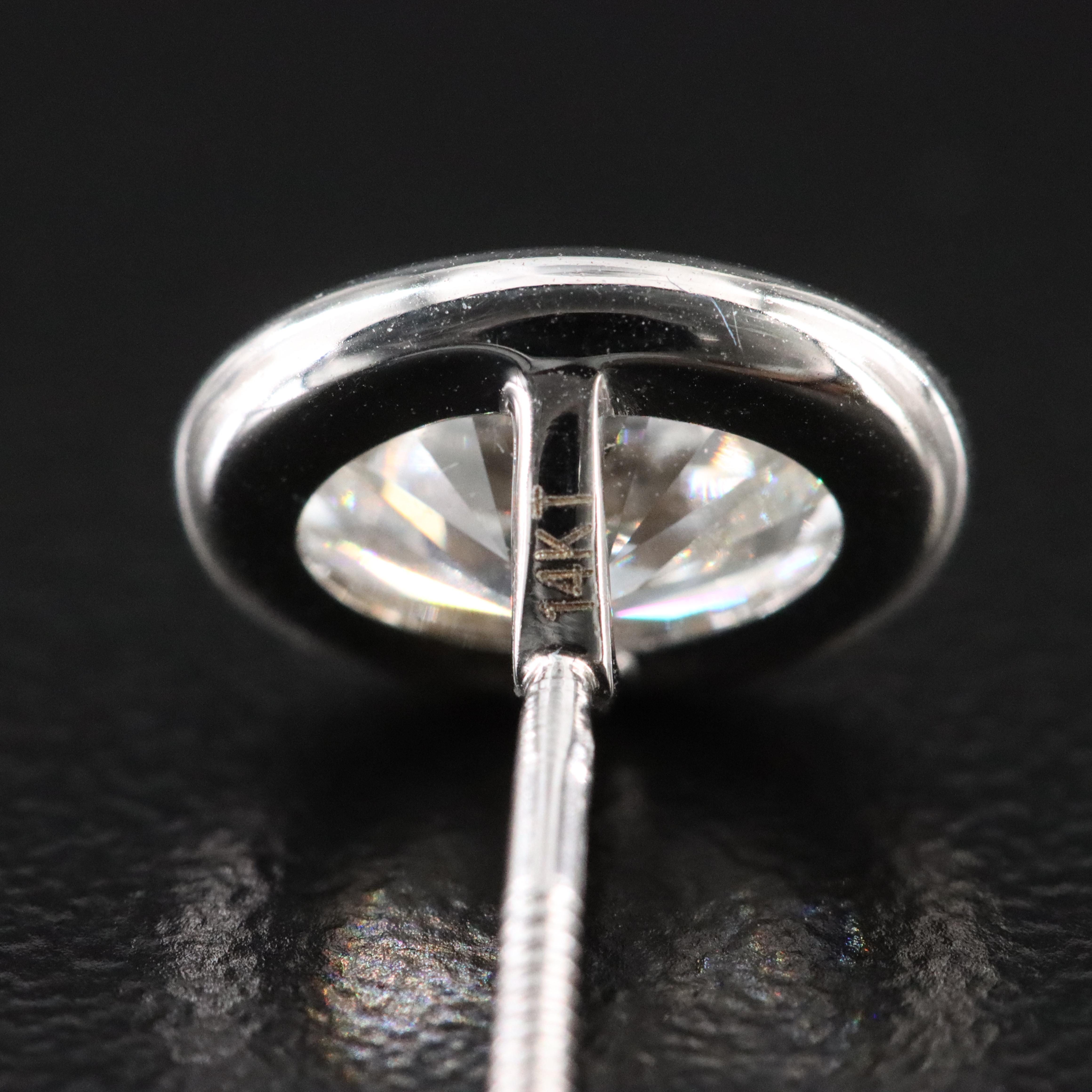 14K 2.61 CTW Lab Grown Diamond Stud Earrings with IGI Reports