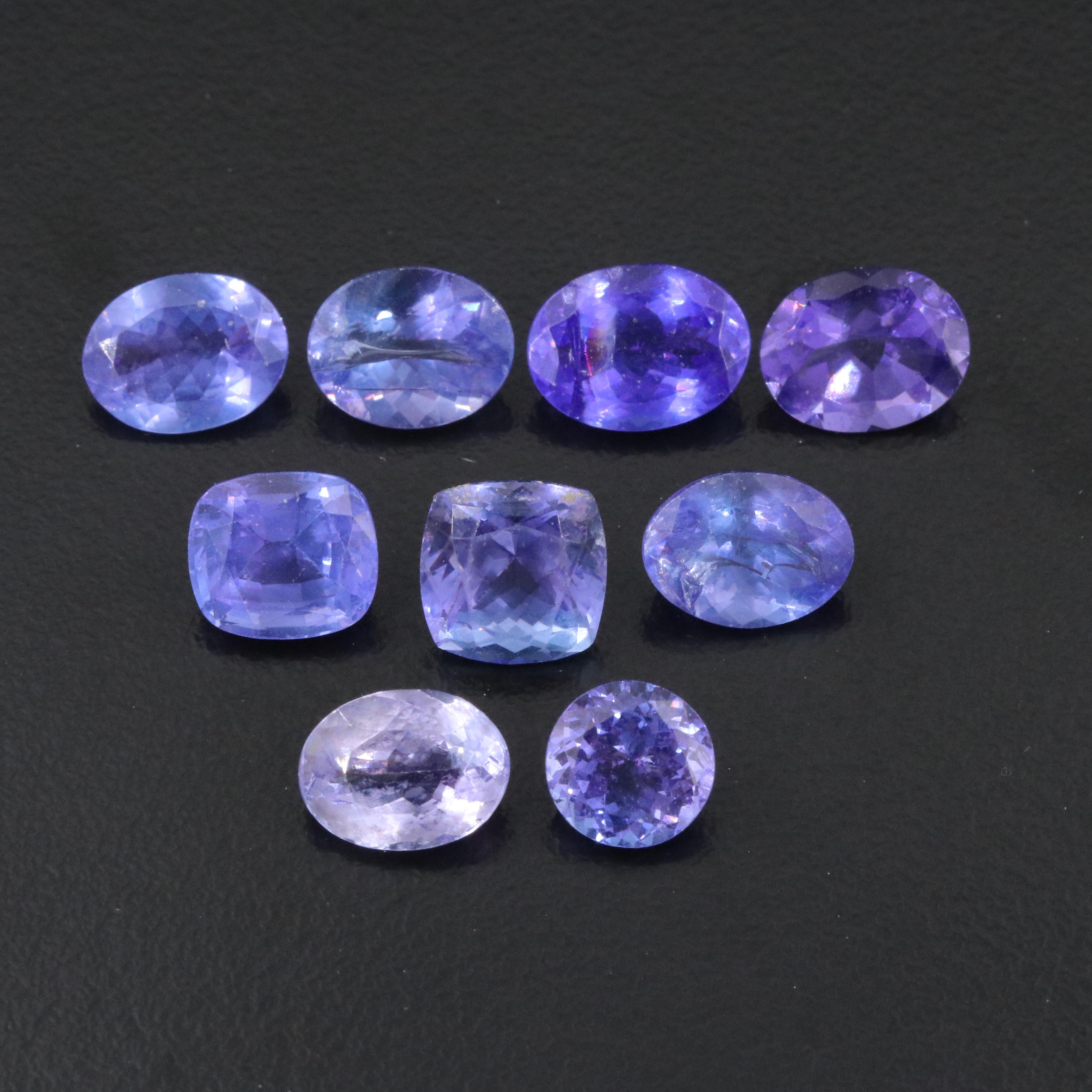 Loose 24.55 CTW Tanzanites
