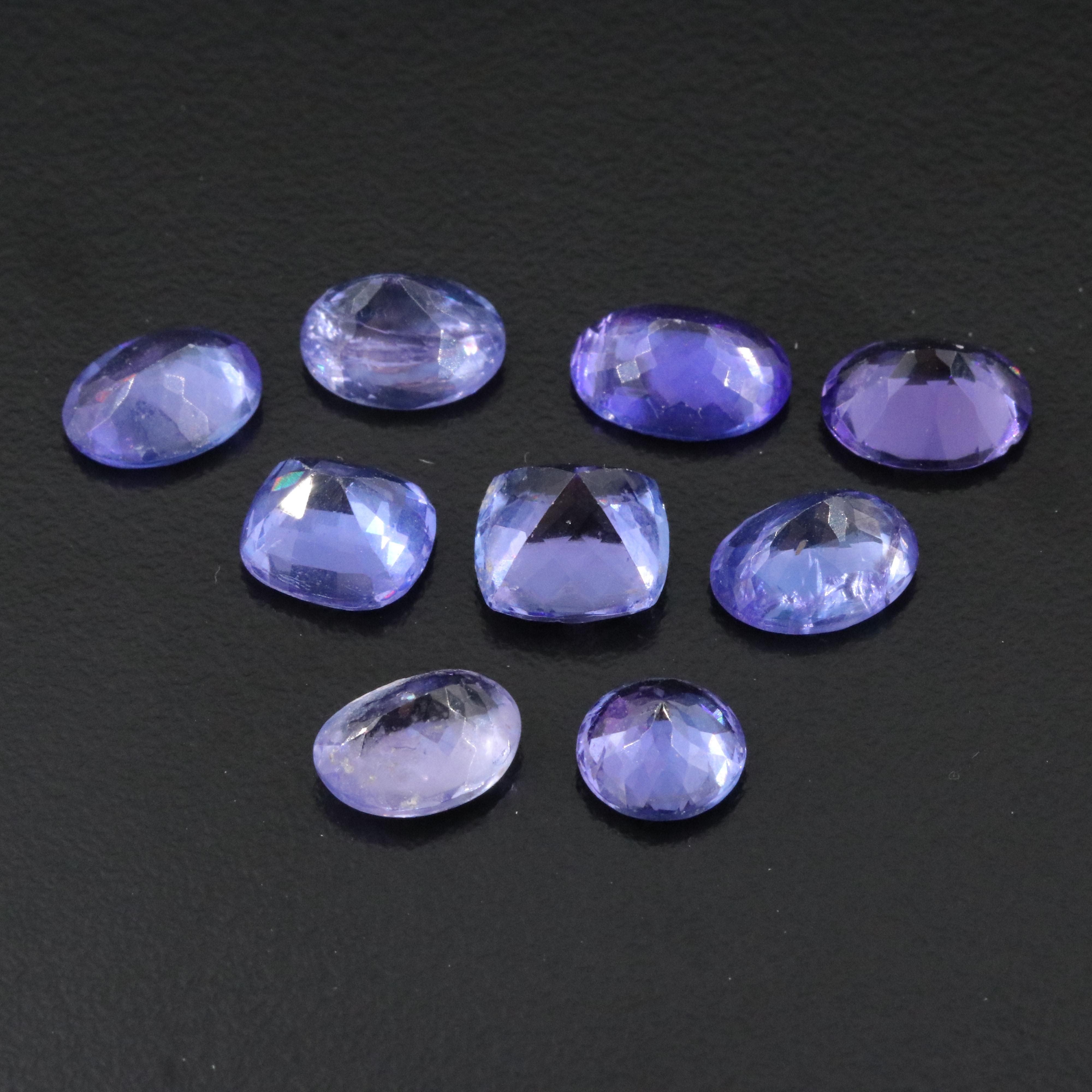 Loose 24.55 CTW Tanzanites
