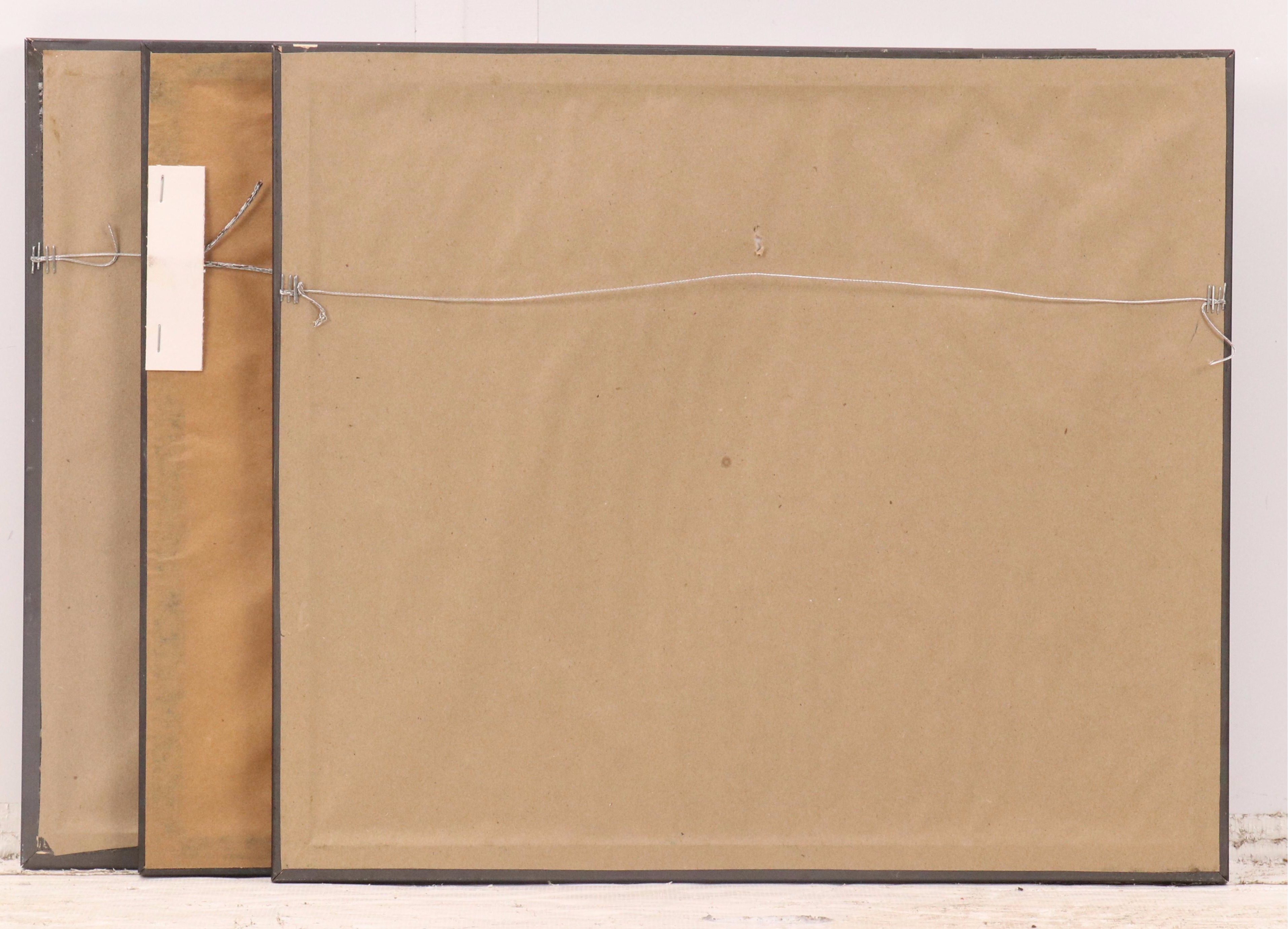 After Clinton Sims Expressionist Style Thoroughbred Racing Giclées, 2012