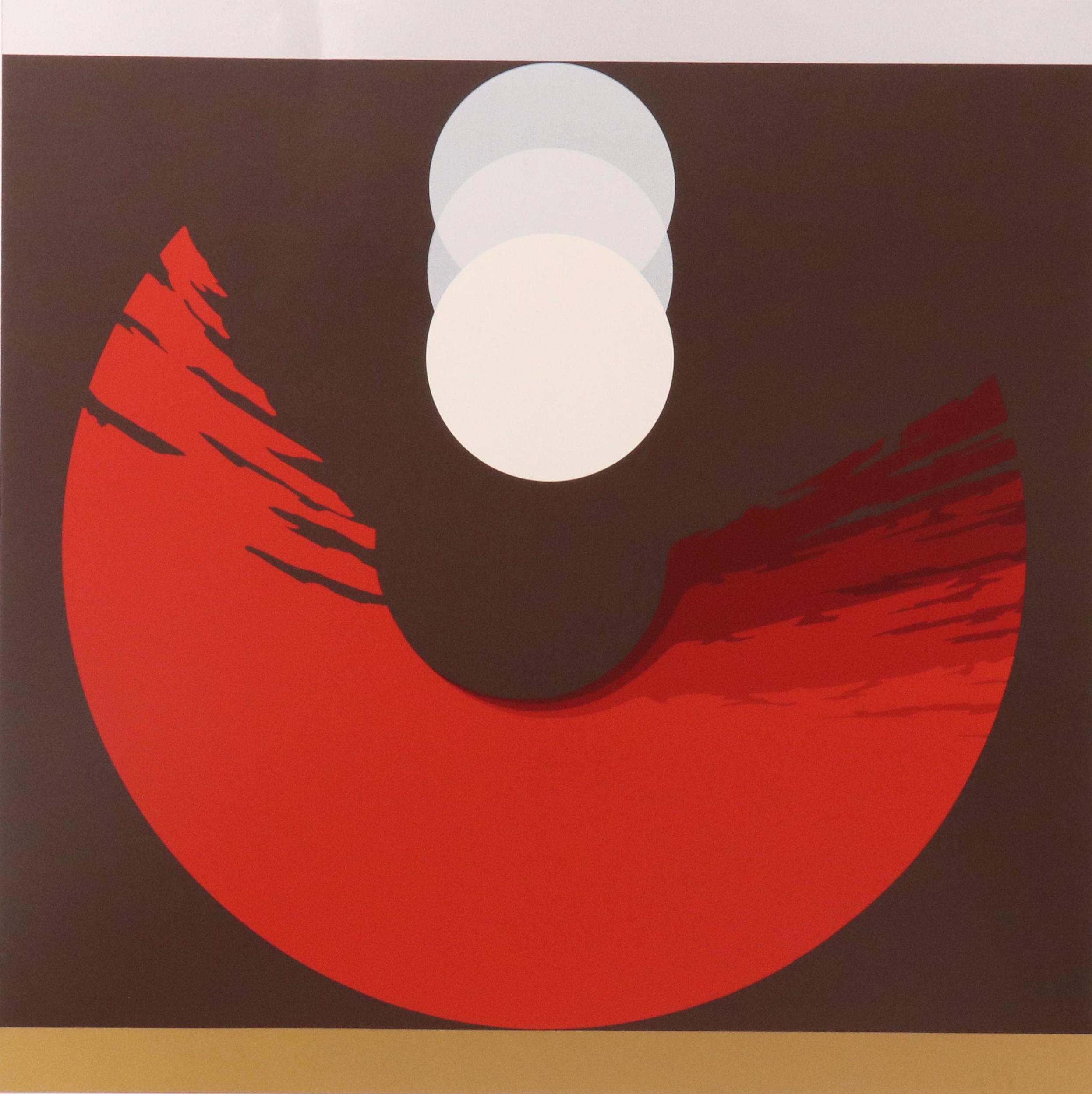 Thomas W. Benton Serigraph "Evolution Series – Red," 1981