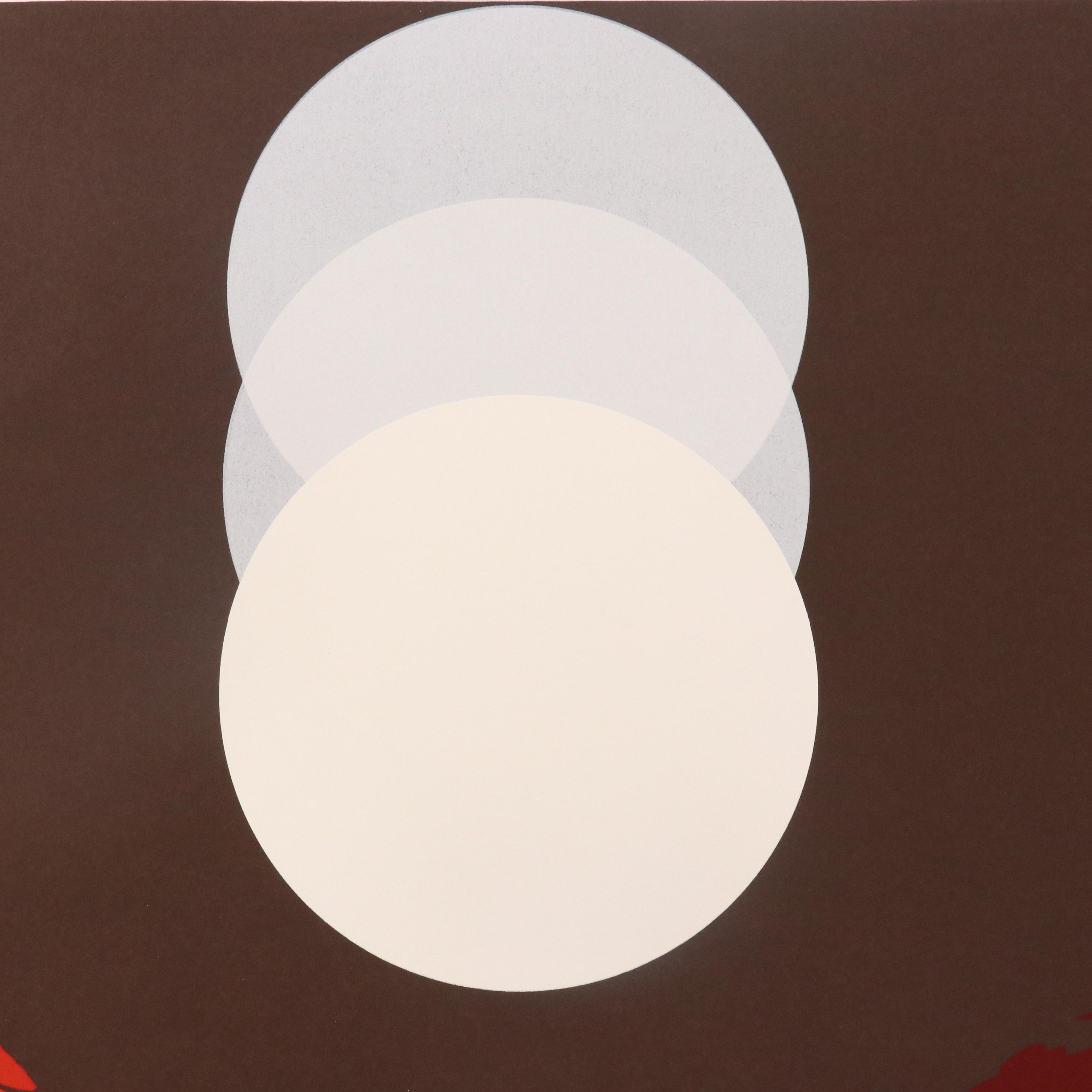 Thomas W. Benton Serigraph "Evolution Series – Red," 1981