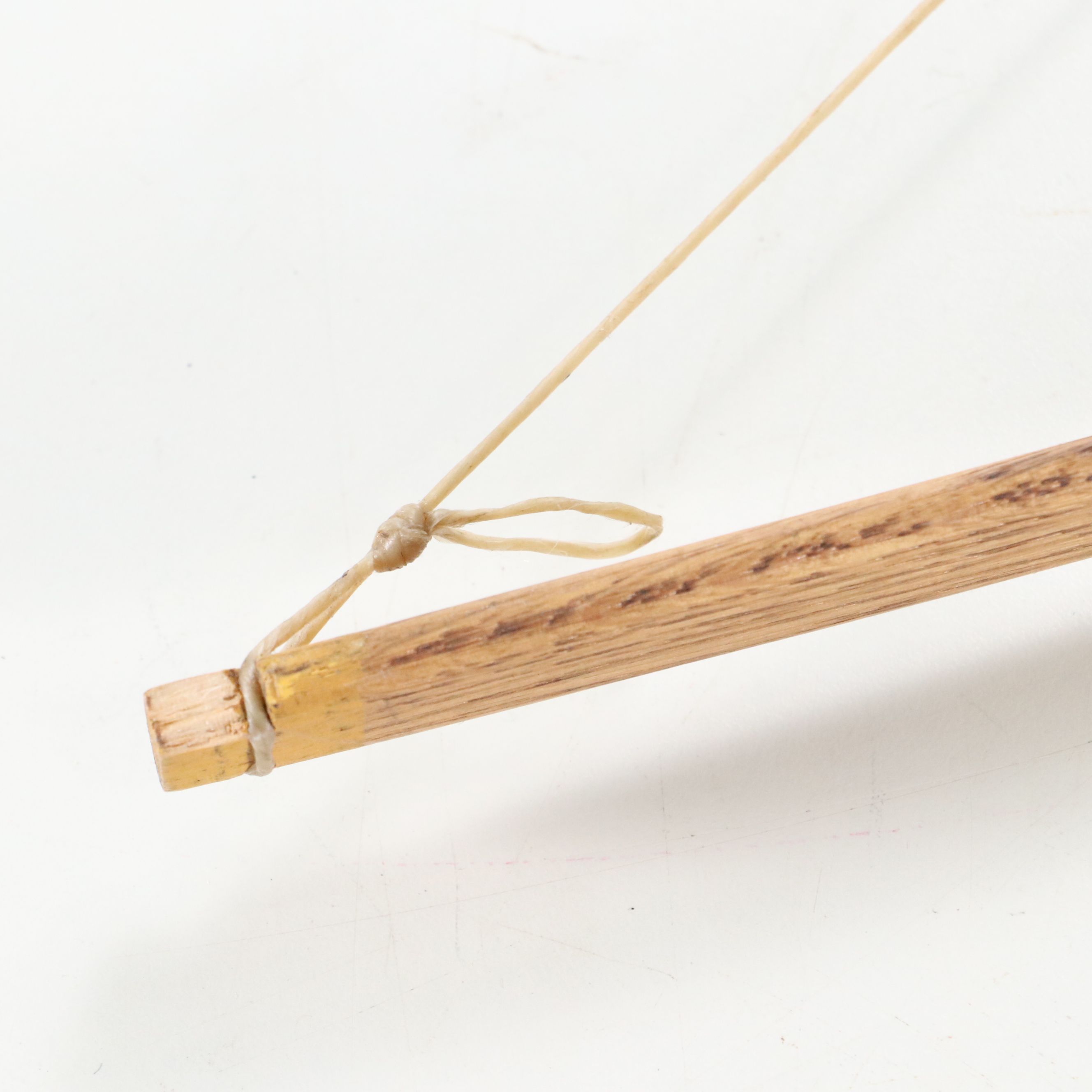 Native American Handmade Leather Quiver with Bow and Hand-Fletched Arrows