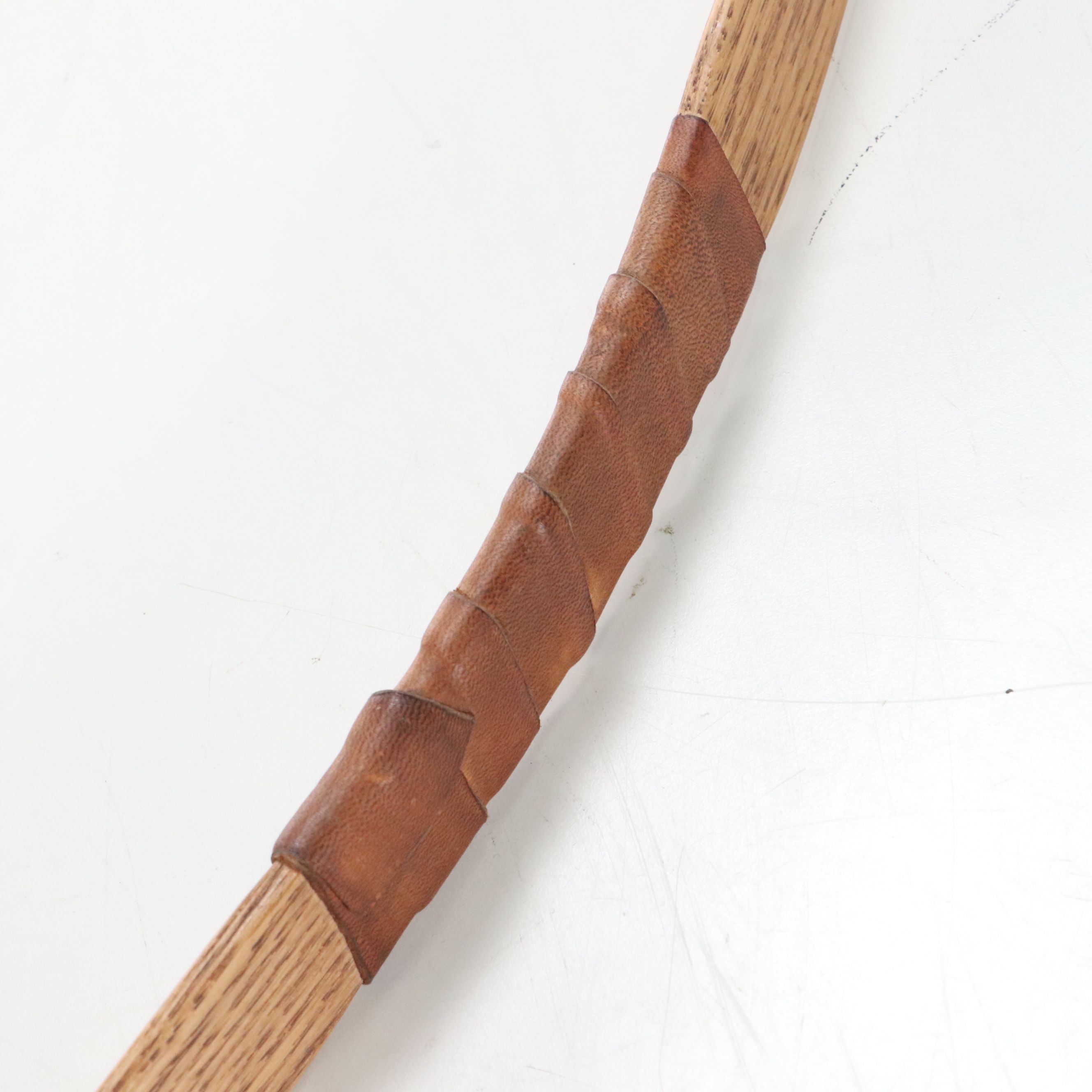 Native American Handmade Leather Quiver with Bow and Hand-Fletched Arrows