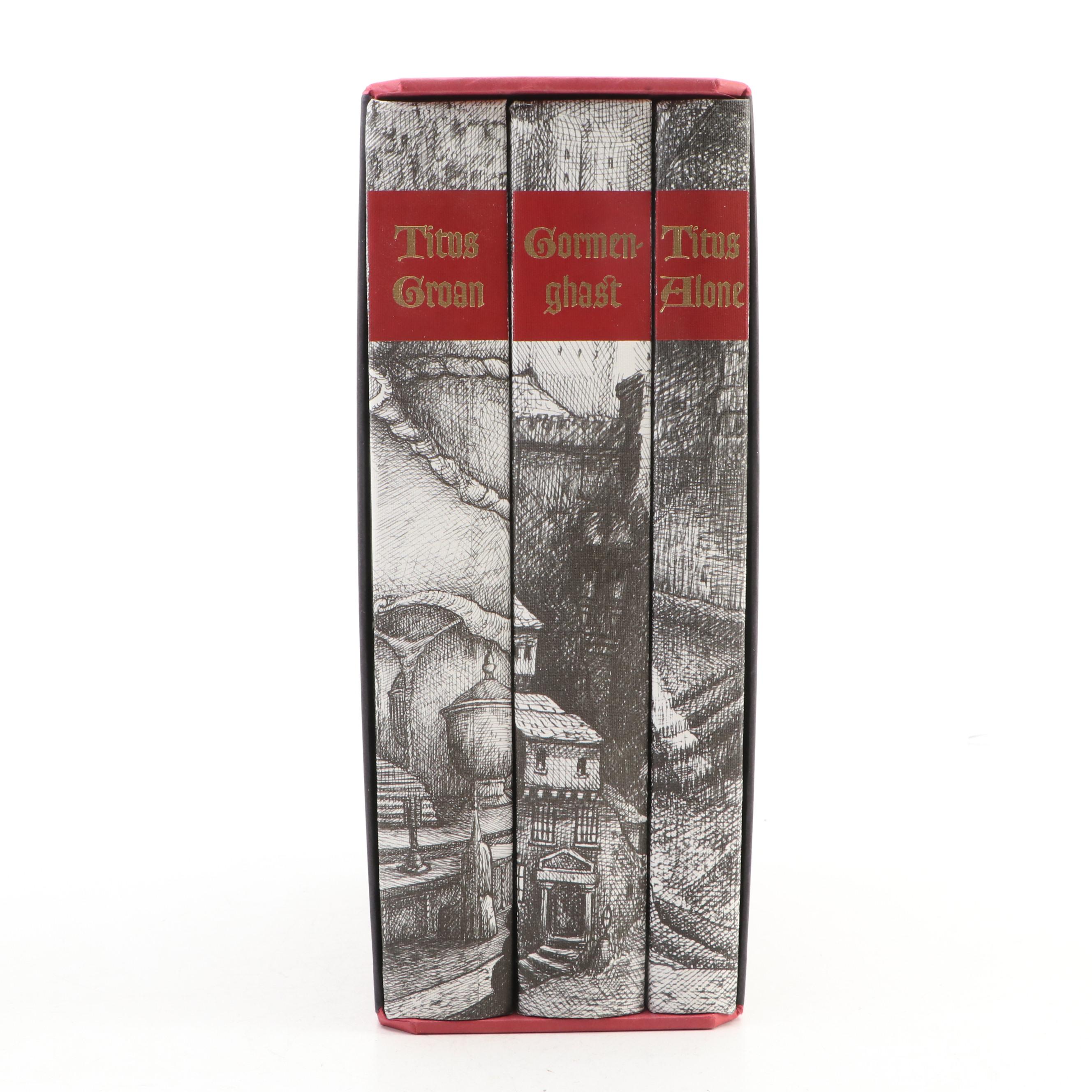 Folio Society "The Gormenghast Trilogy" Box Set by Mervyn Peake, 2000
