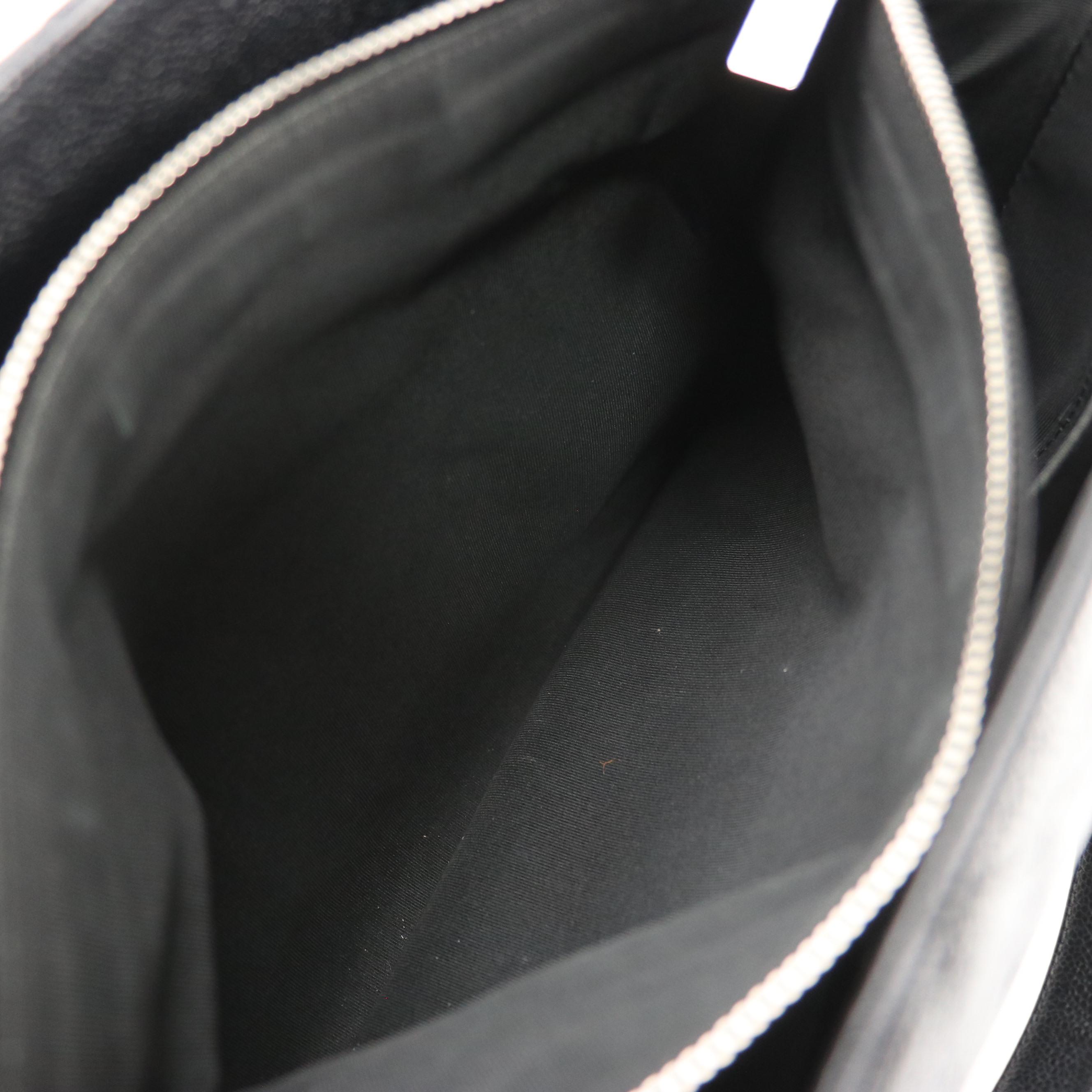 Chanel CC Grand Shopping Tote in Black Quilted Caviar Leather