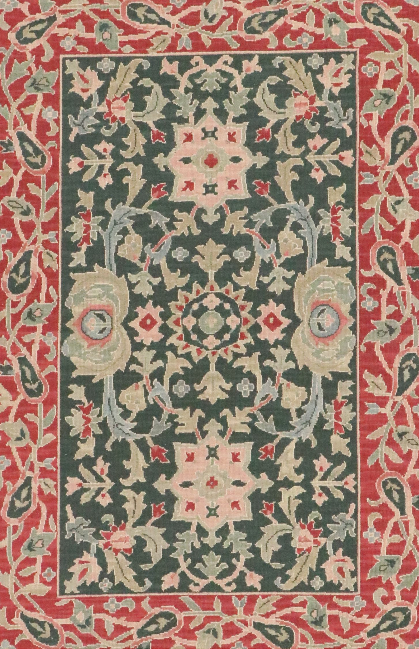 3'11 x 6' Handwoven Indian Soumak Area Rug