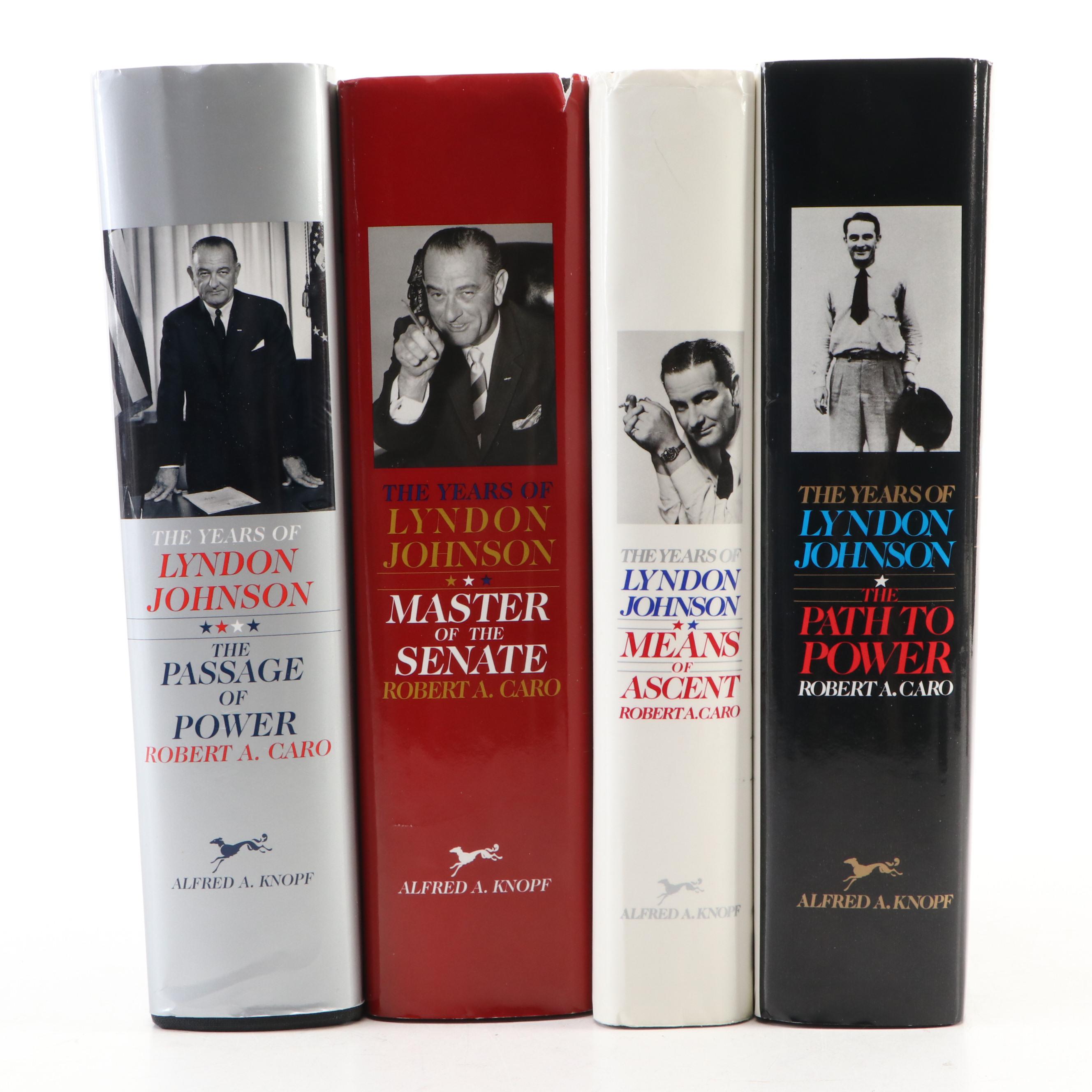 "The Years of Lyndon Johnson" Four-Volume Set by Robert A. Caro, 1990–2012