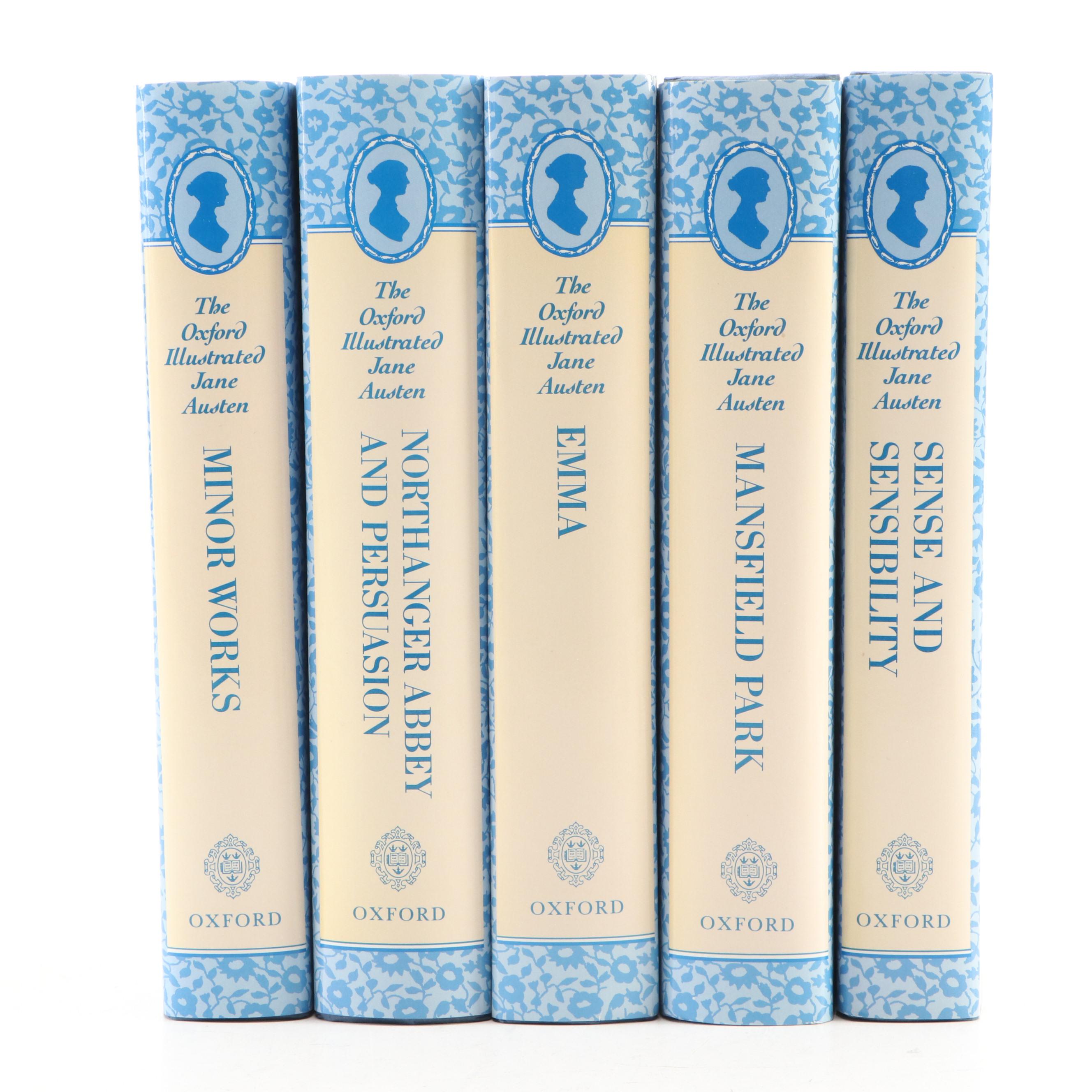 "The Oxford Illustrated Jane Austen" Five-Volume Set, 1988