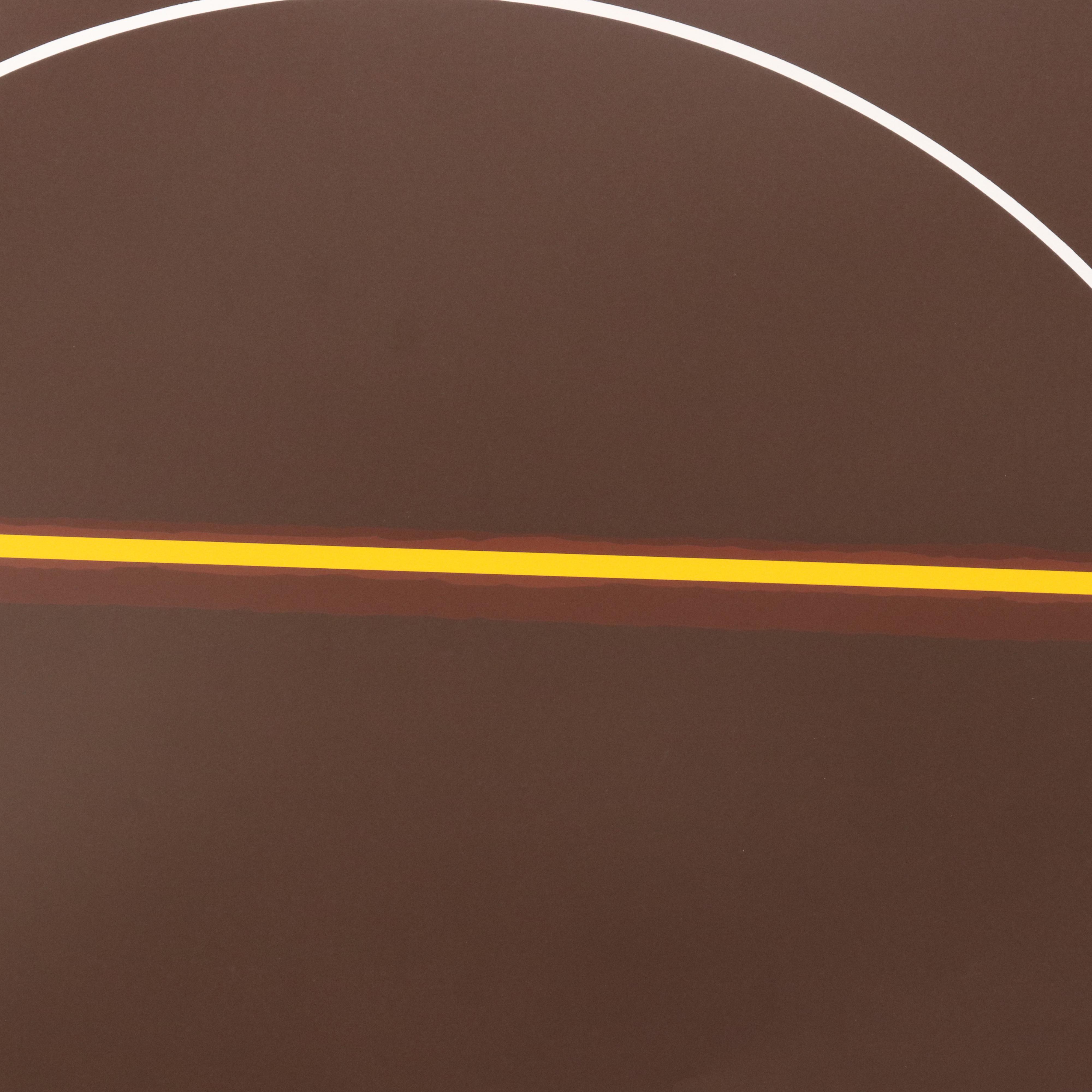 Thomas W. Benton Serigraph "Red Mountain," 1981