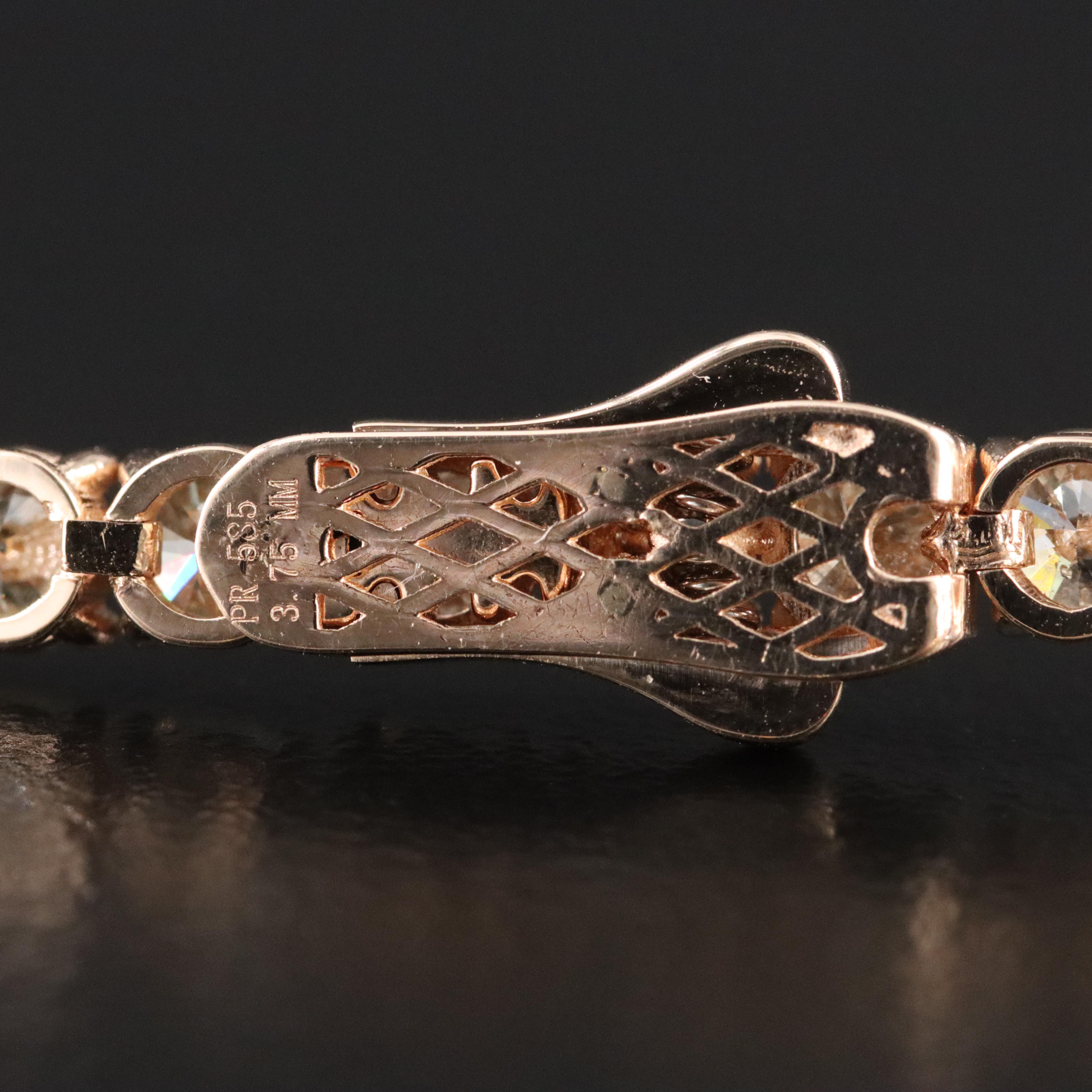 14K 8.66 CTW Diamond Bracelet with IGI Jewelry Report