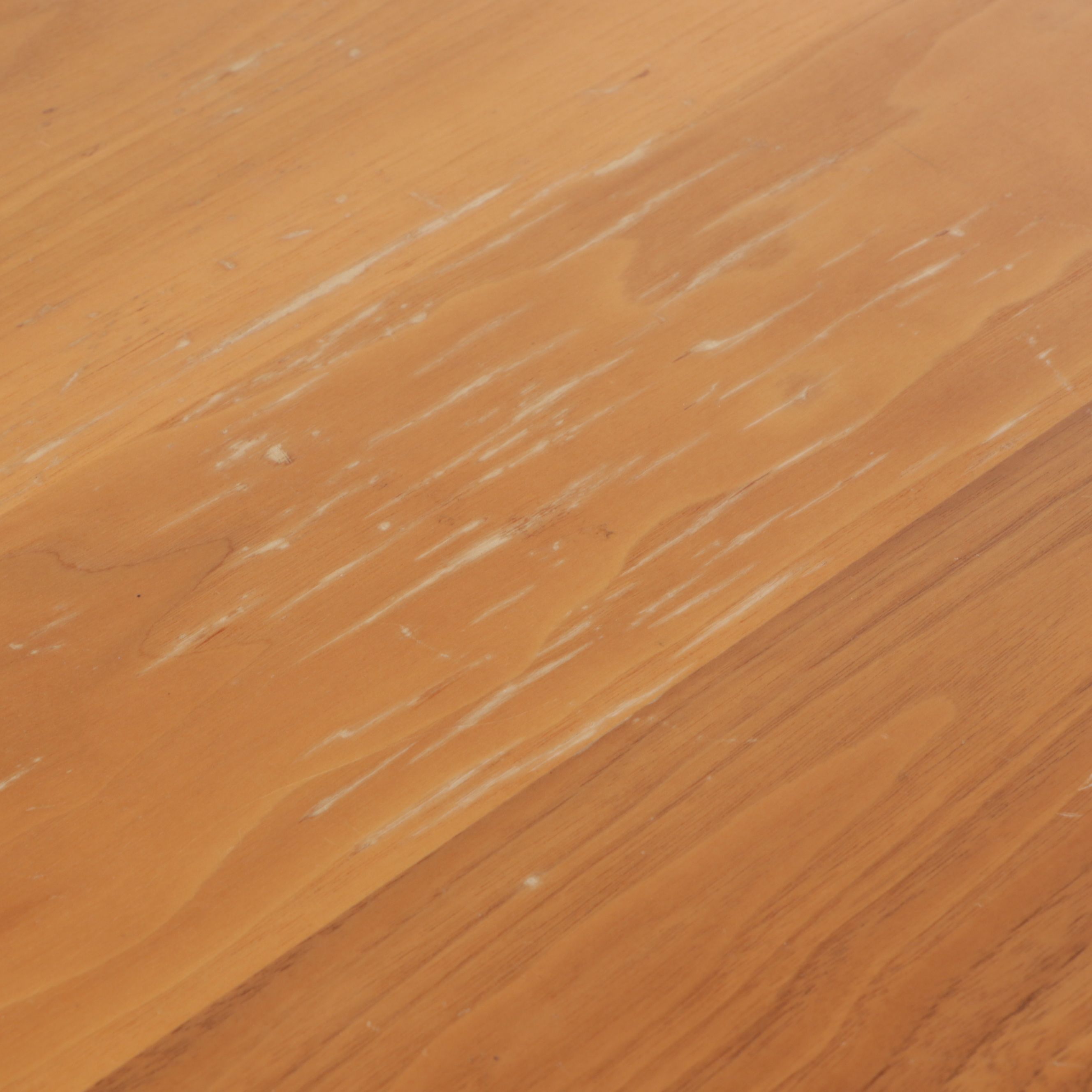 Contemporary Metal and Pine Table