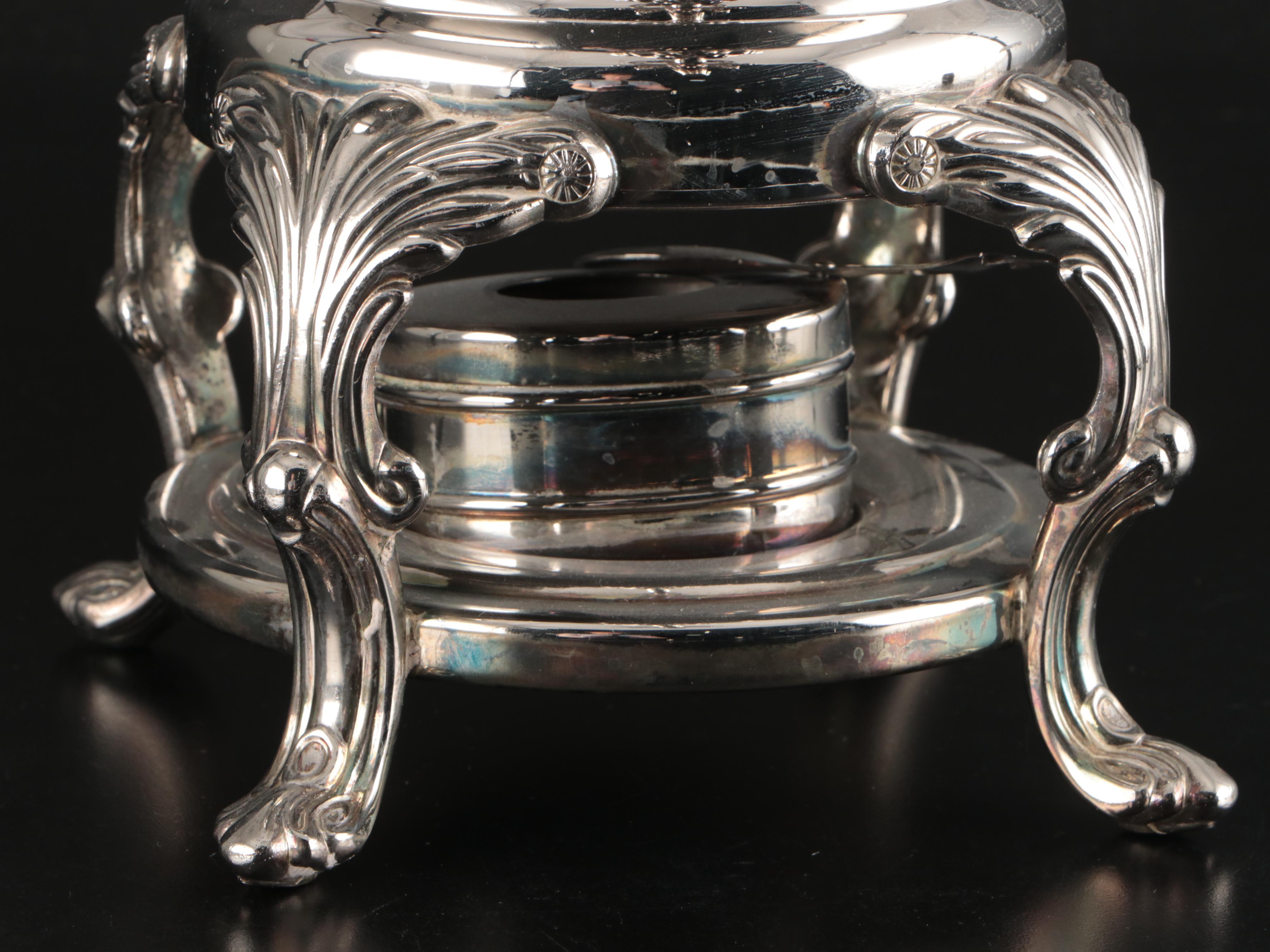Victorian Style Silver Plate Coffee Urn