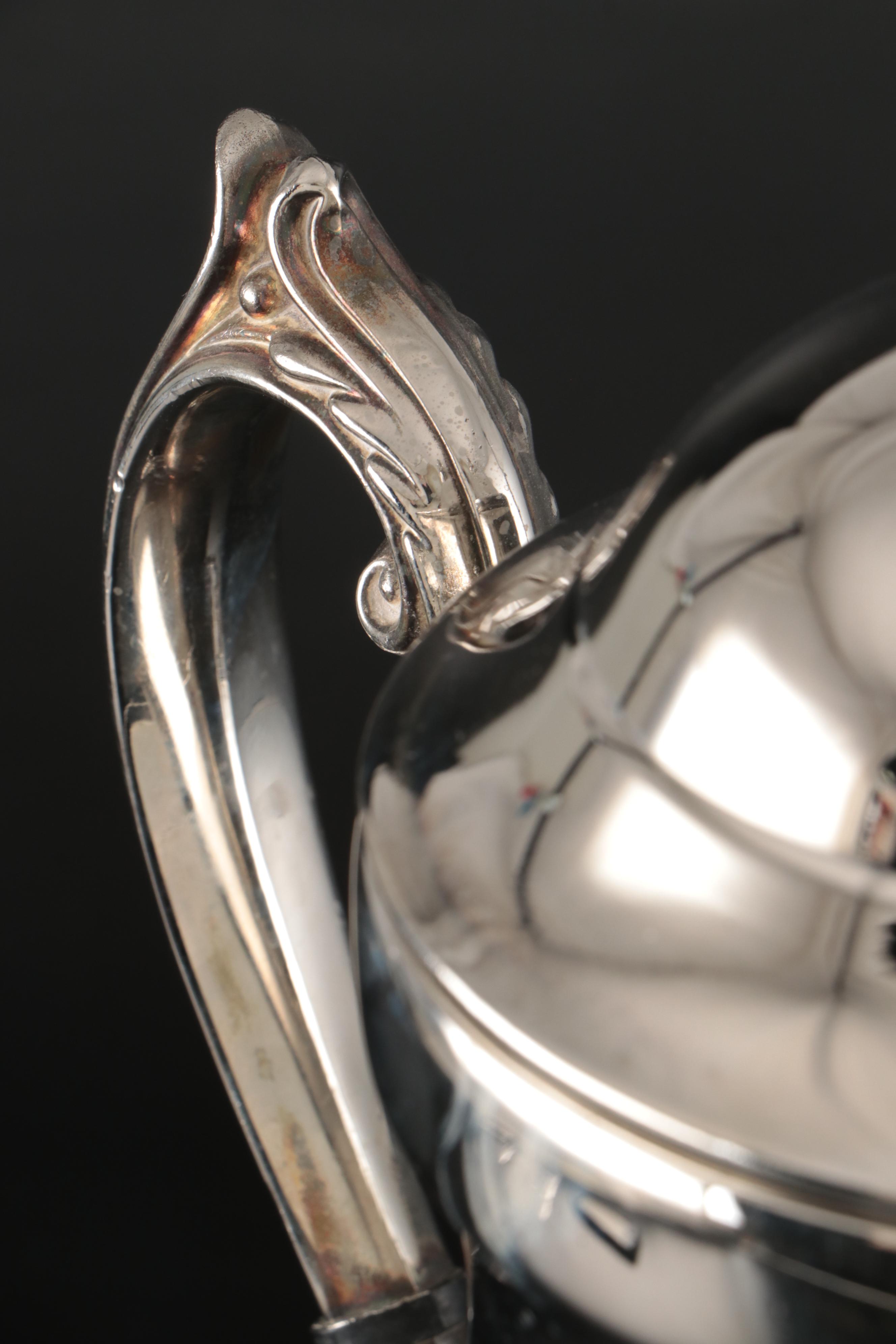 Victorian Style Silver Plate Coffee Urn