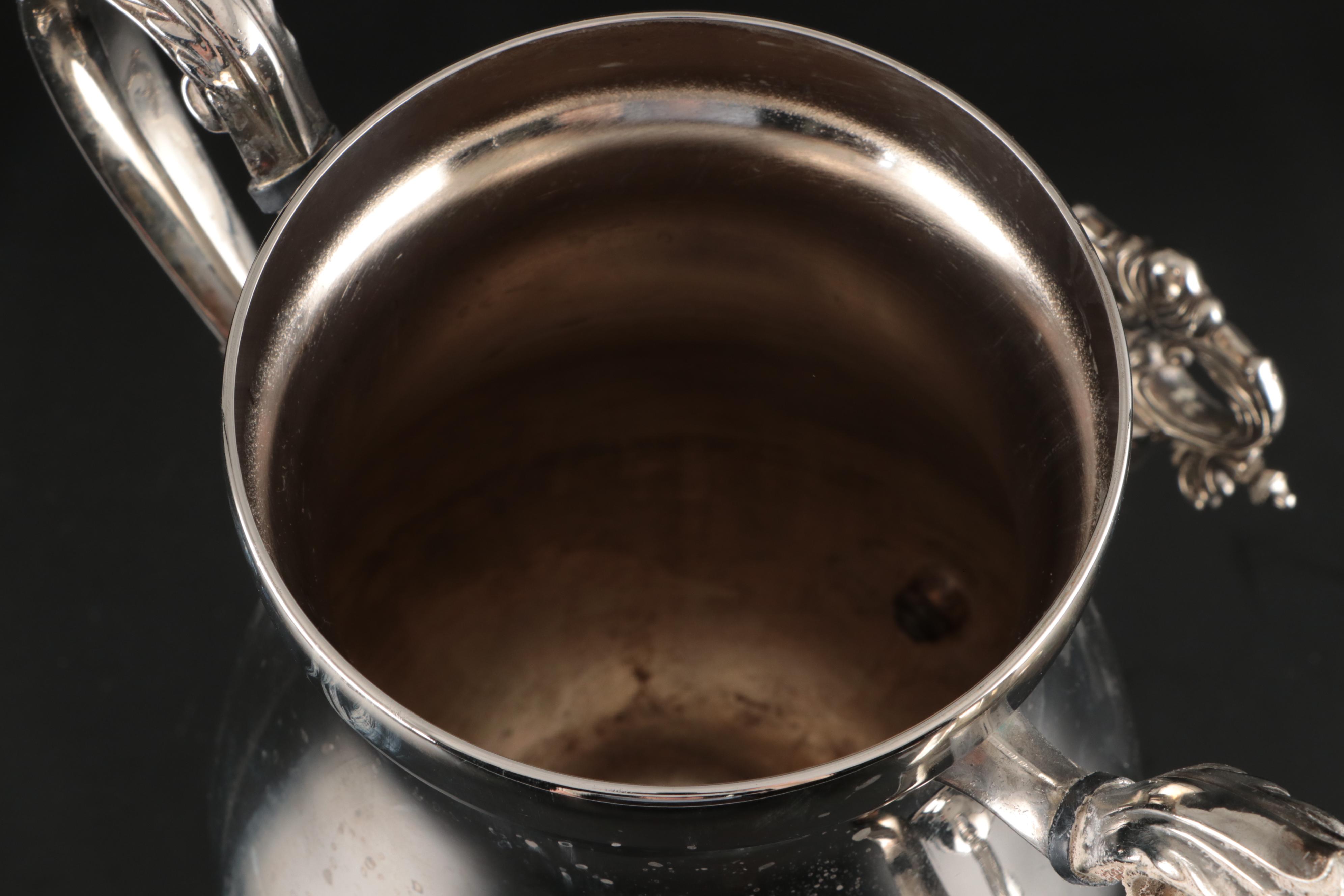 Victorian Style Silver Plate Coffee Urn