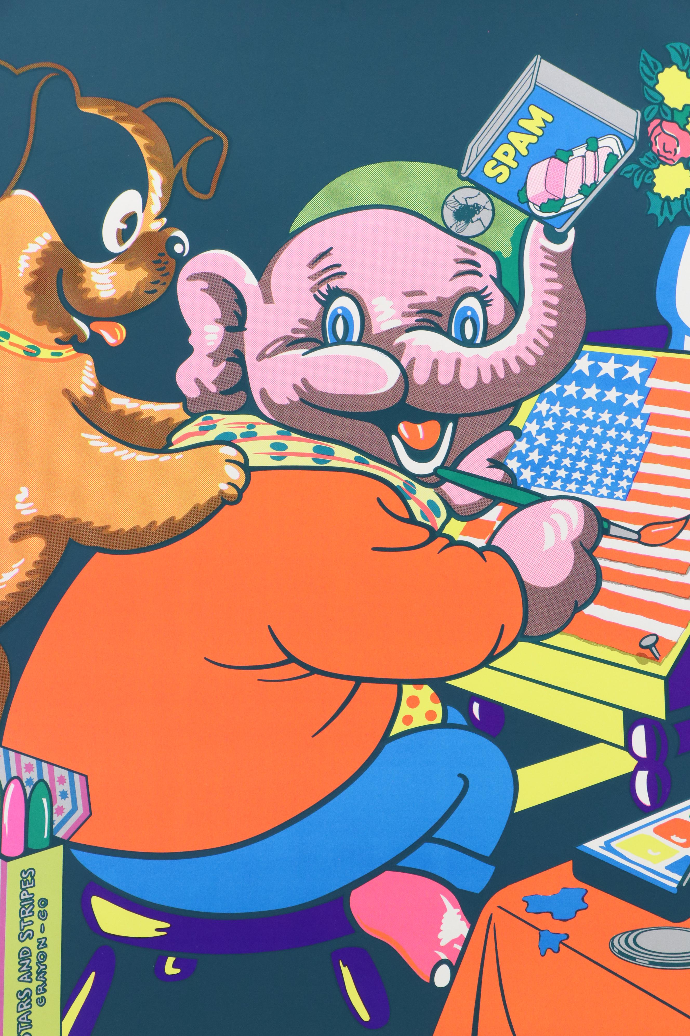 Eduardo Paolozzi Serigraph "Lots of Pictures - Lots of Fun," 1971