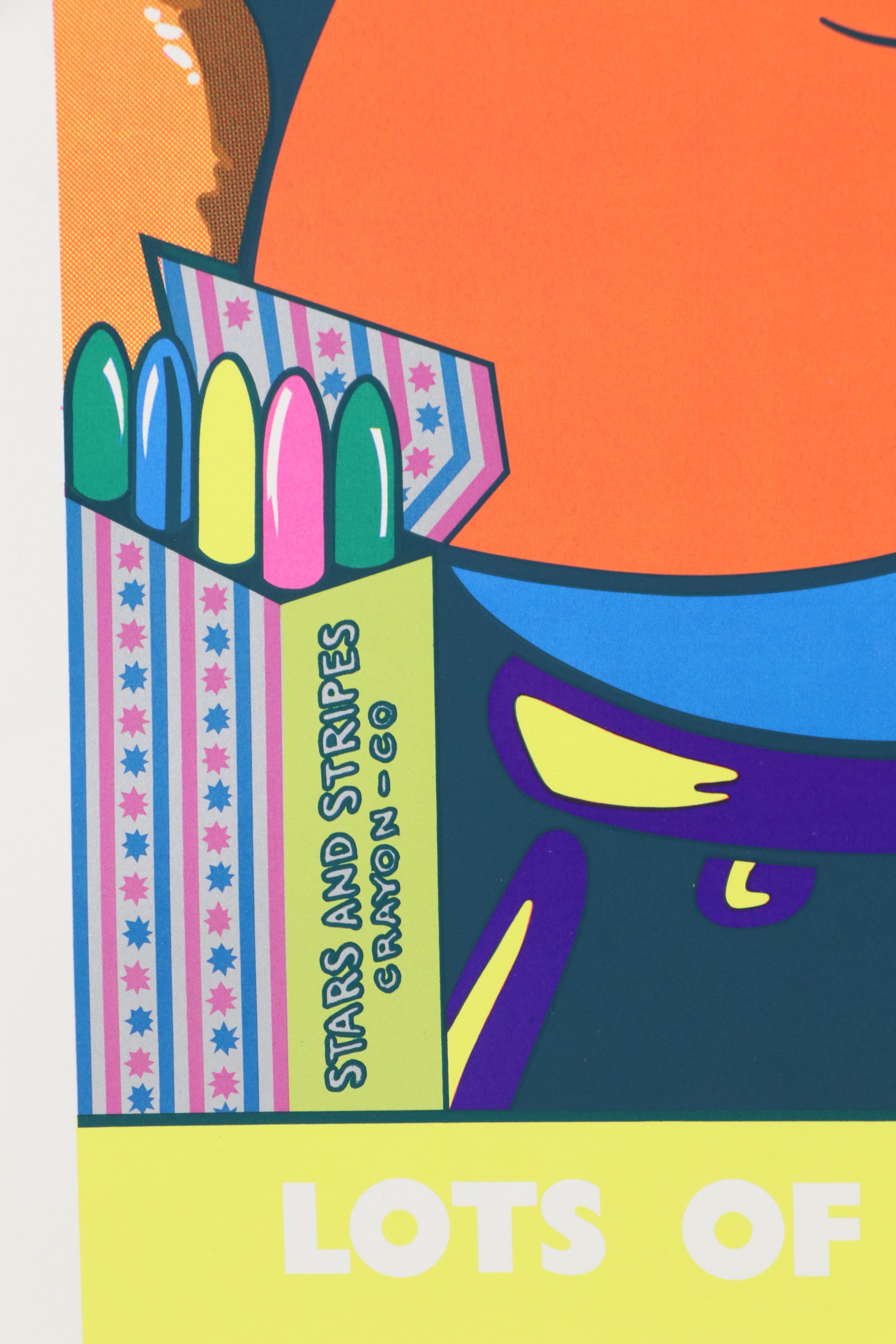 Eduardo Paolozzi Serigraph "Lots of Pictures - Lots of Fun," 1971