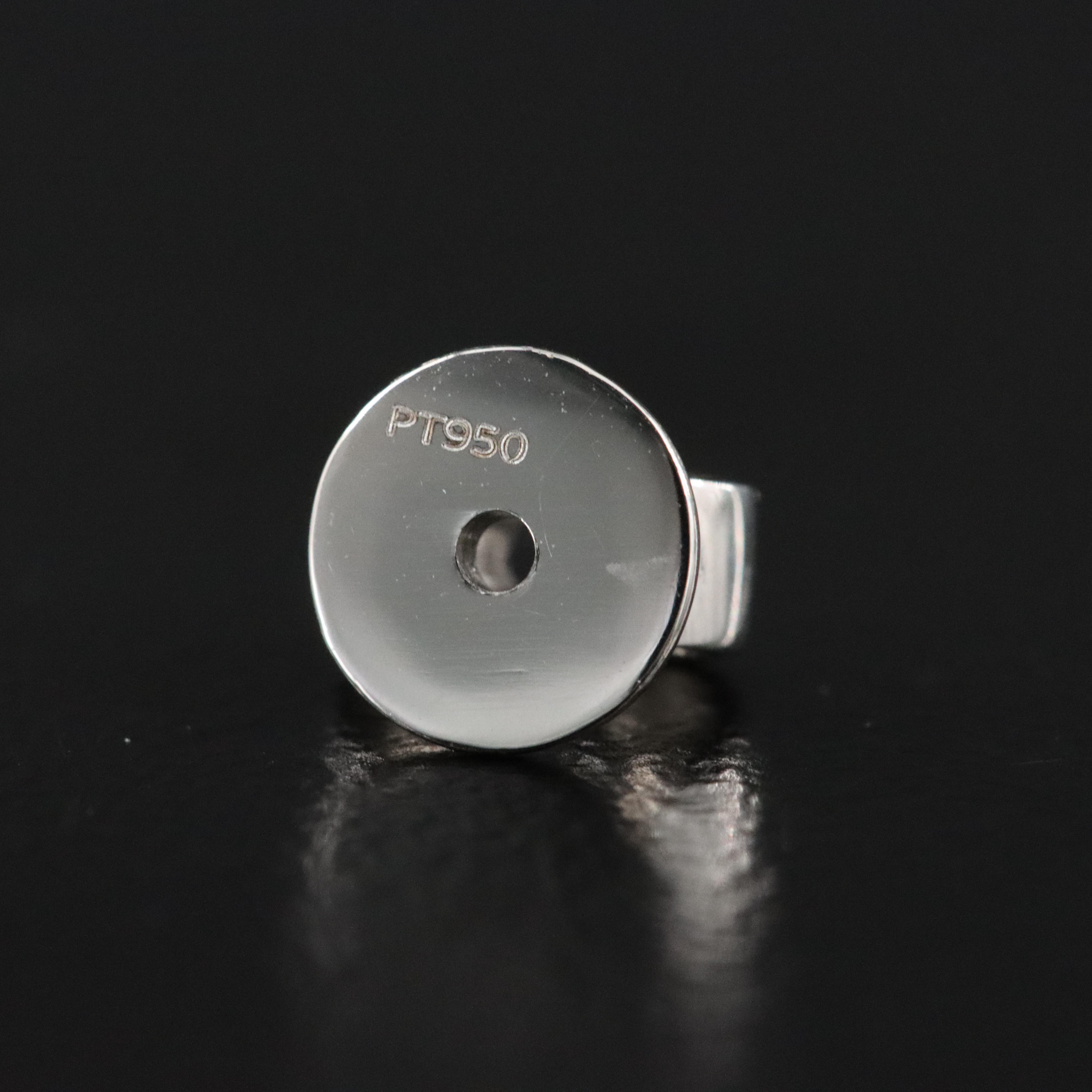 Platinum 2.03 CTW Lab Grown Diamond Stud Earrings with IGI Report