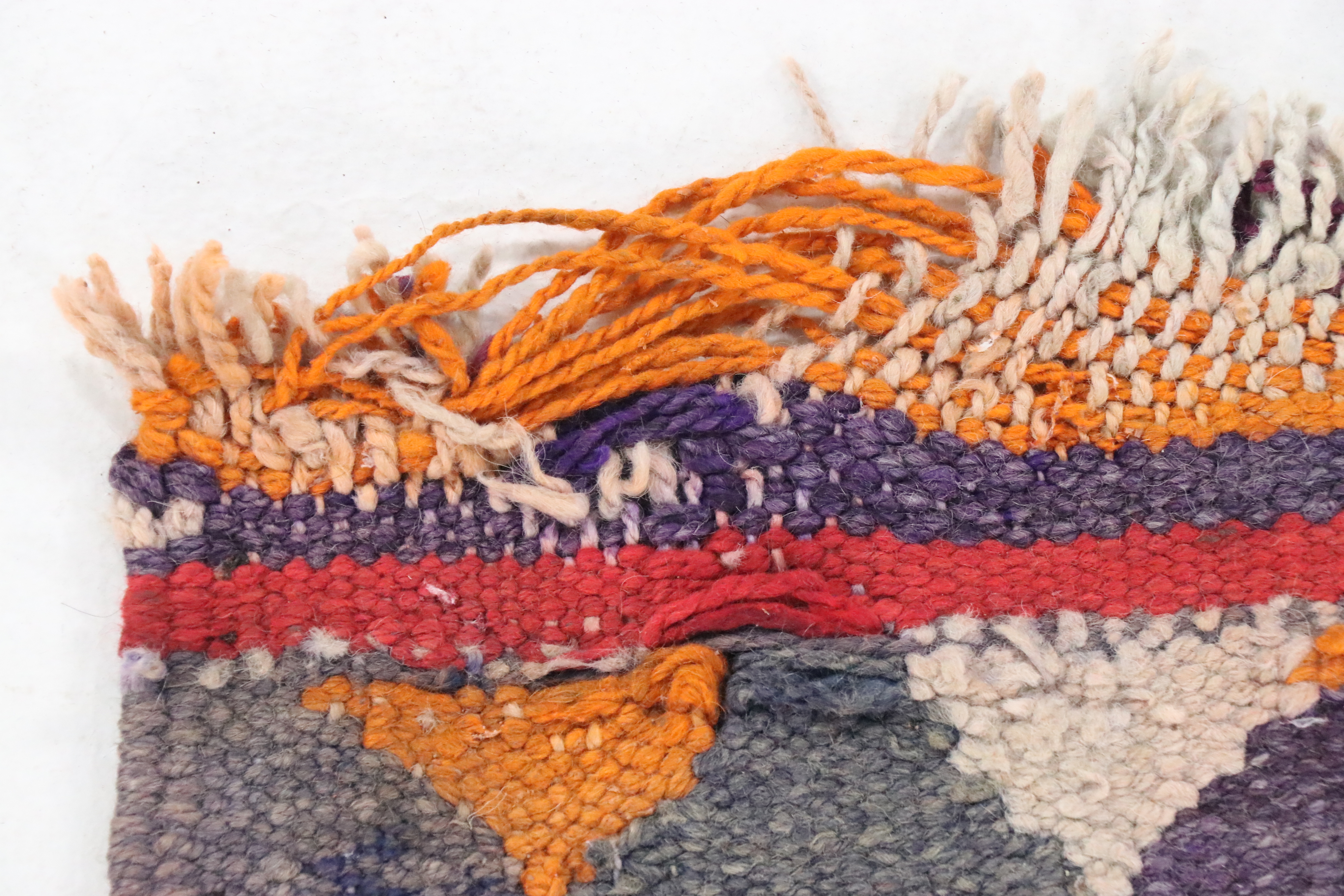 3'2 x 10'5 Hand-Knotted Moroccan Berber Long Rug