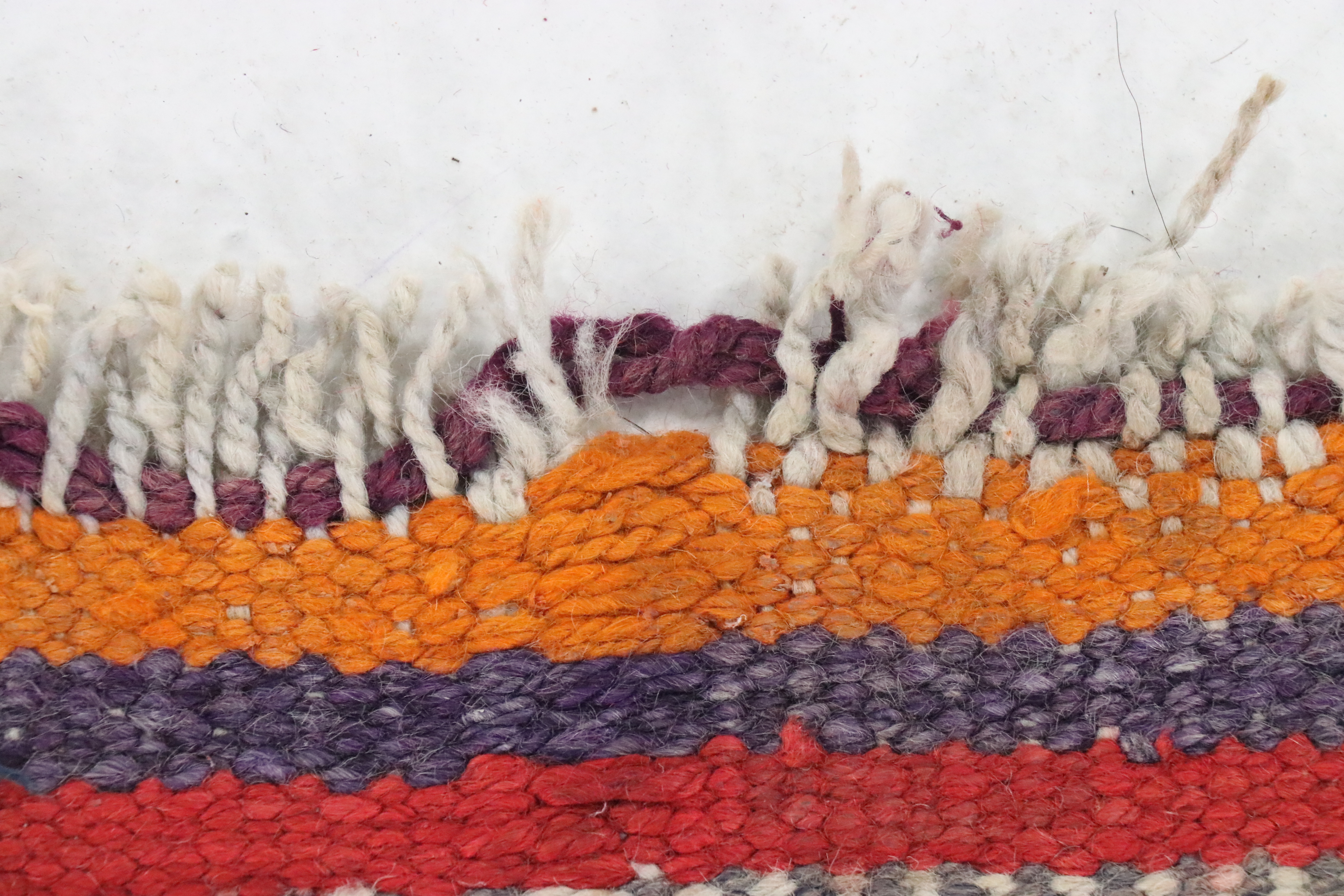 3'2 x 10'5 Hand-Knotted Moroccan Berber Long Rug