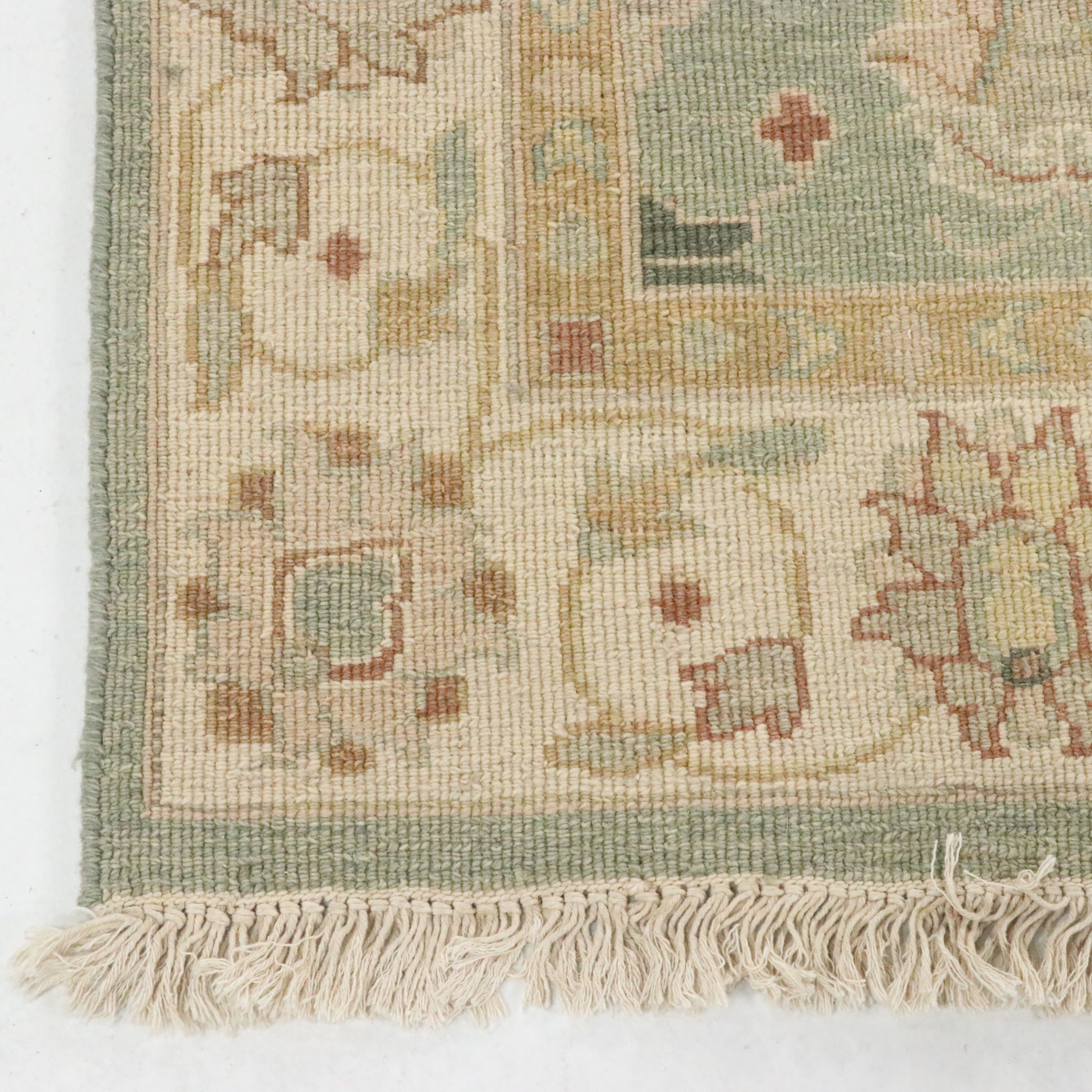4'1 x 6'5 Handwoven Indian Soumak Area Rug