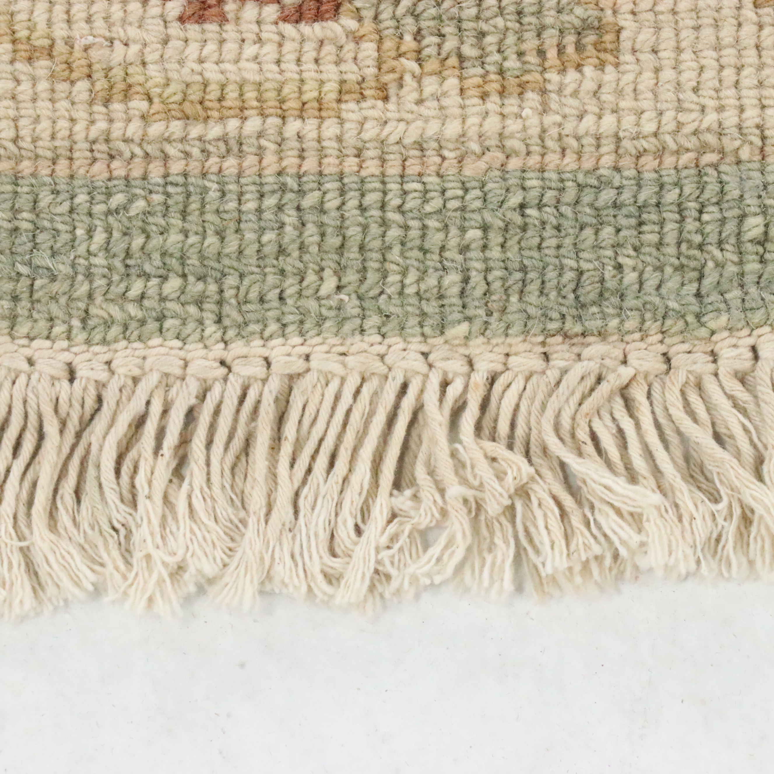 4'1 x 6'5 Handwoven Indian Soumak Area Rug