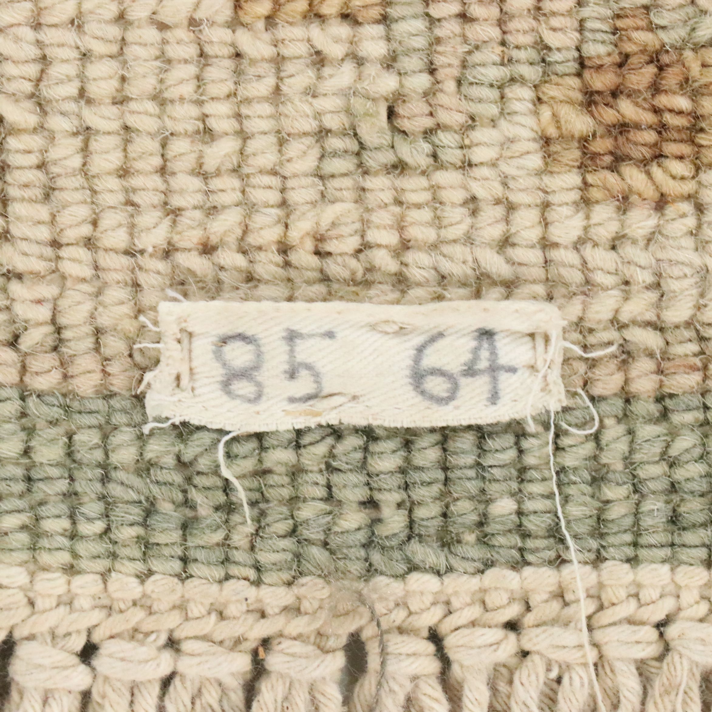 4'1 x 6'5 Handwoven Indian Soumak Area Rug