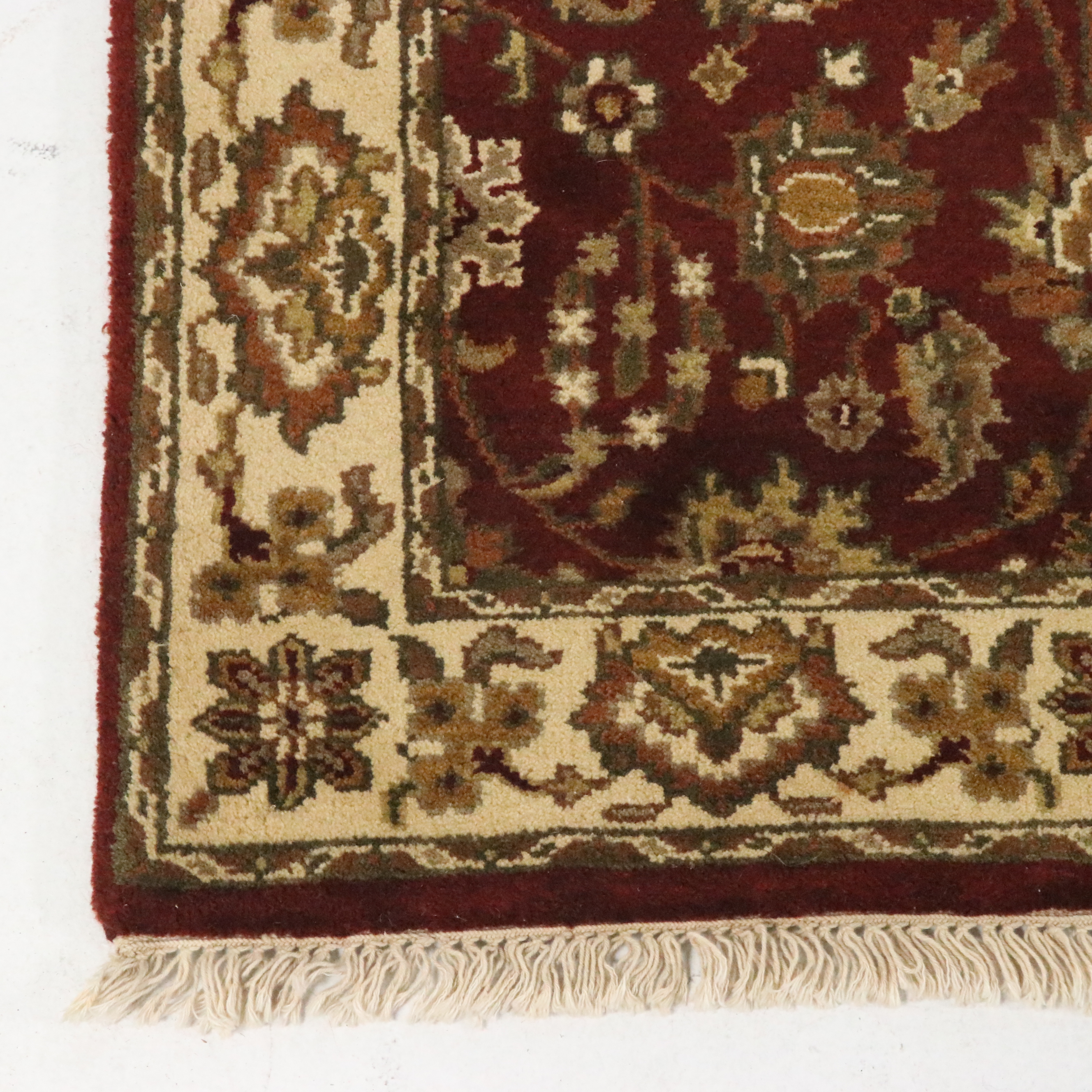 2'11 x 5'3 Hand-Knotted Indian Agra Accent Rug