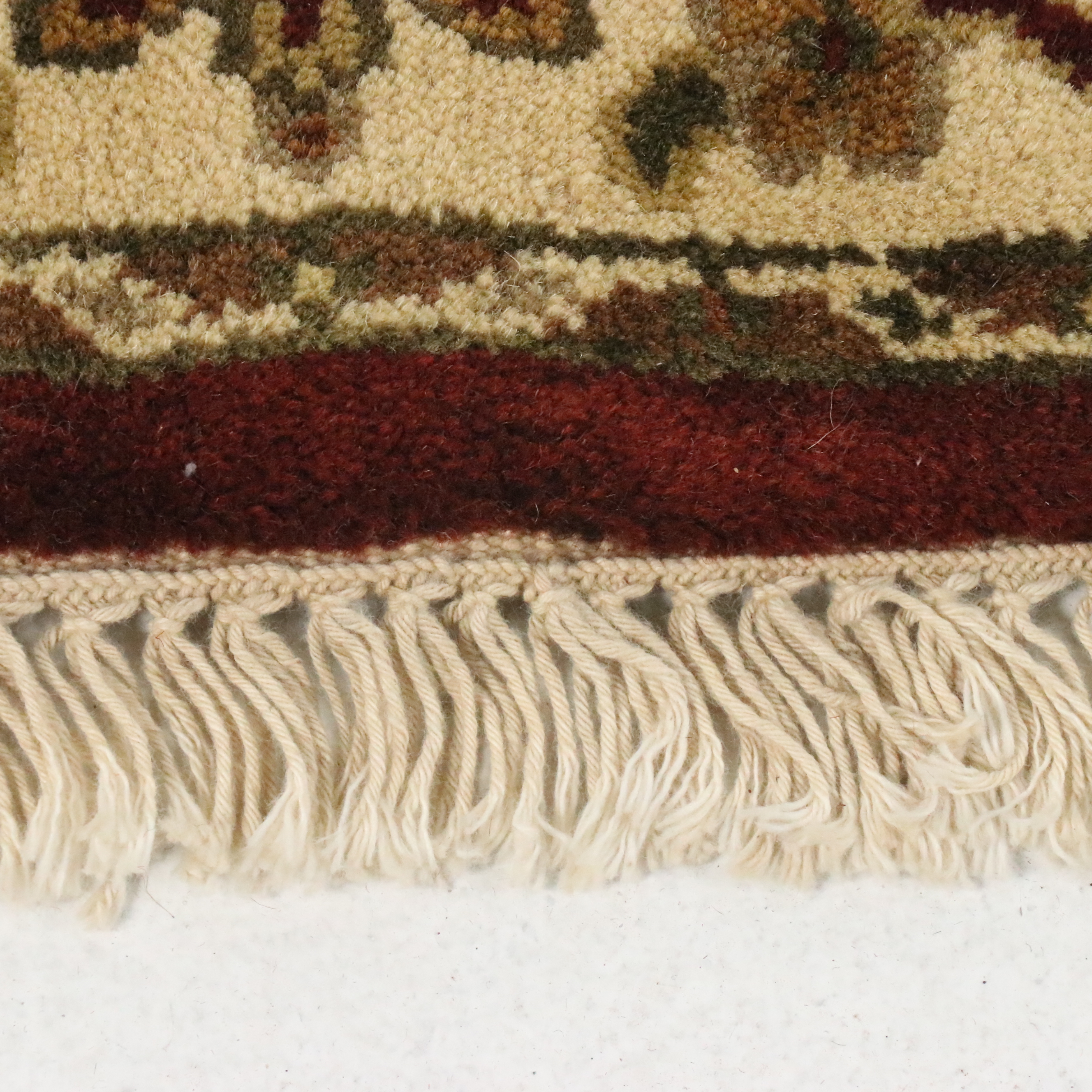 2'11 x 5'3 Hand-Knotted Indian Agra Accent Rug