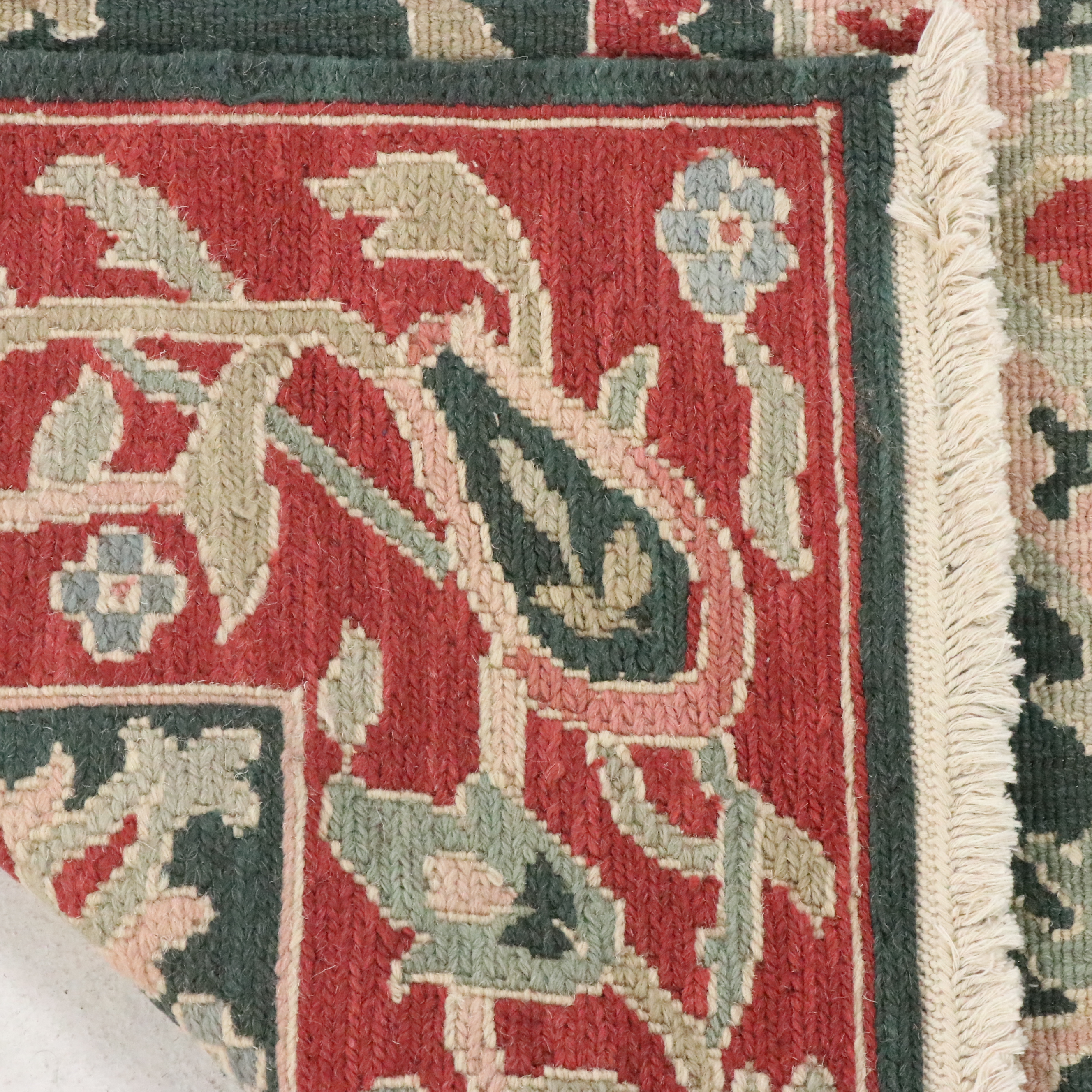 3'11 x 6' Handwoven Indian Soumak Area Rug