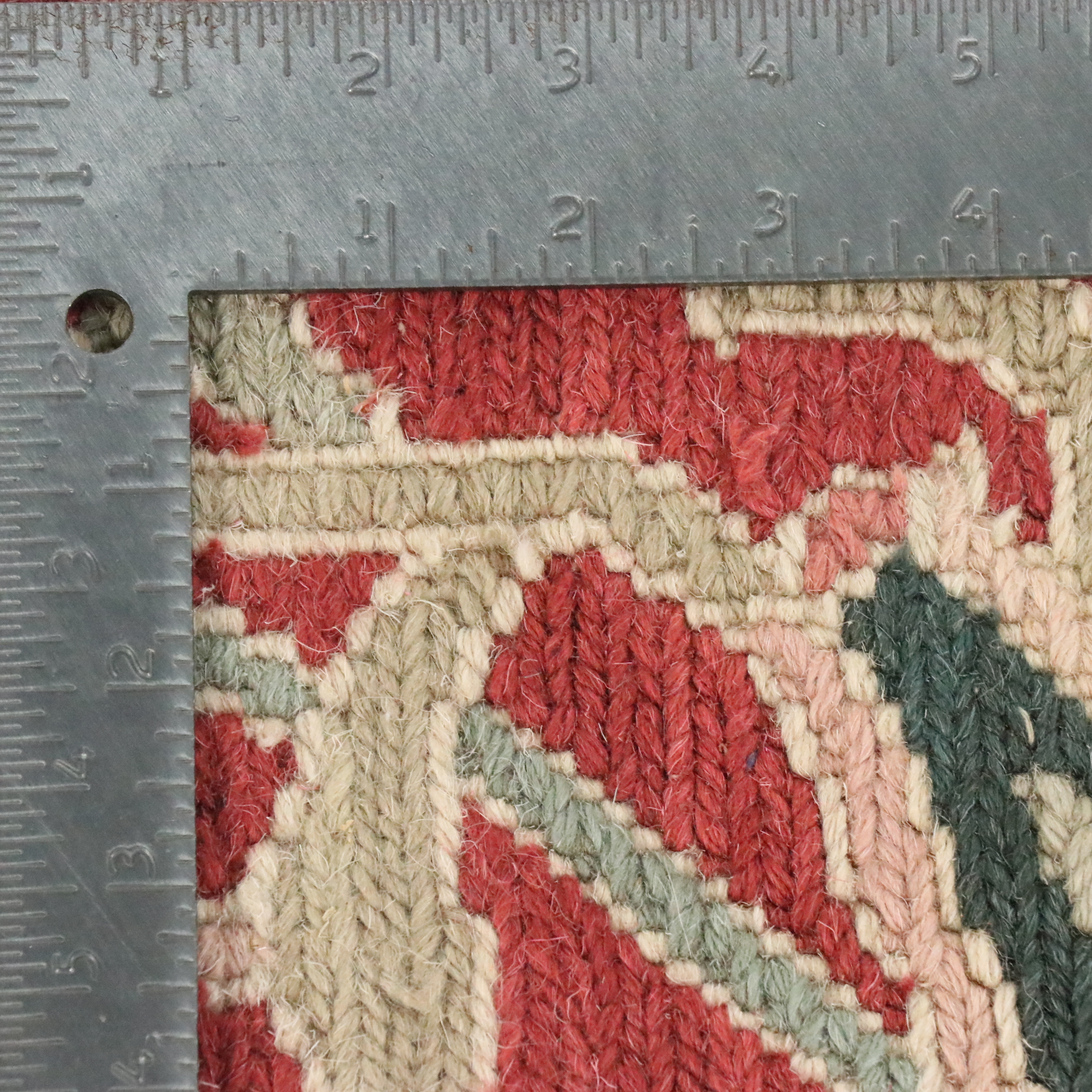 3'11 x 6' Handwoven Indian Soumak Area Rug